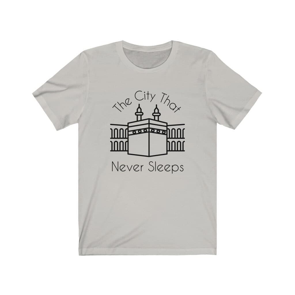 The City That Never Sleeps T-Shirt, Mecca, Ramadan, Eid Gift, Ummrah Gift, Hajj Gift, Muslim, Islamic shirt, Eid Shirt, Makkah Shirt - image 5
