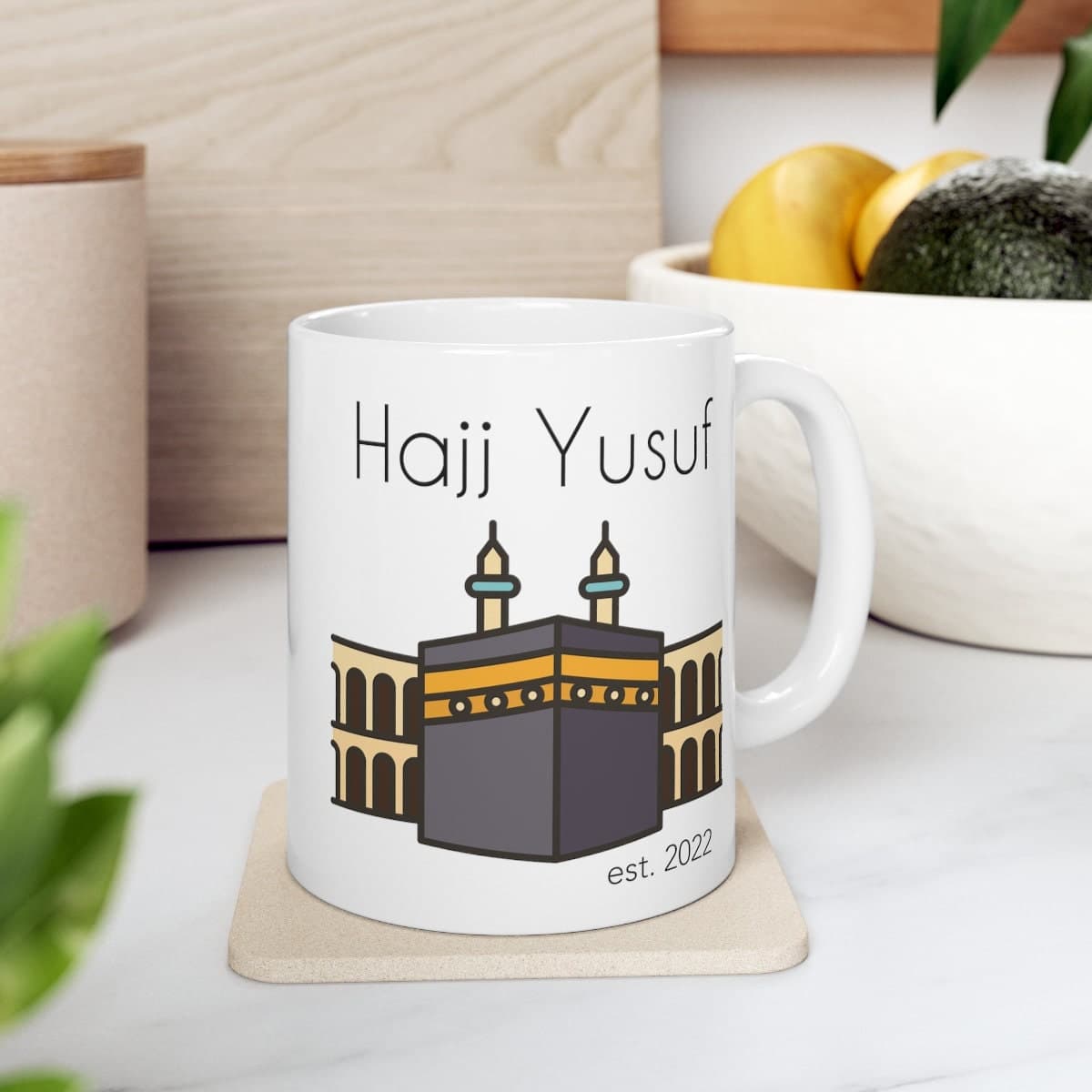CUSTOM Hajji Name Mug, Hajji Mubarak Gift, Islamic Gift, Personalized Hajj Gift, Eid Gift, Umrah Gift, Ramadan, Kaaba Mug - image 4