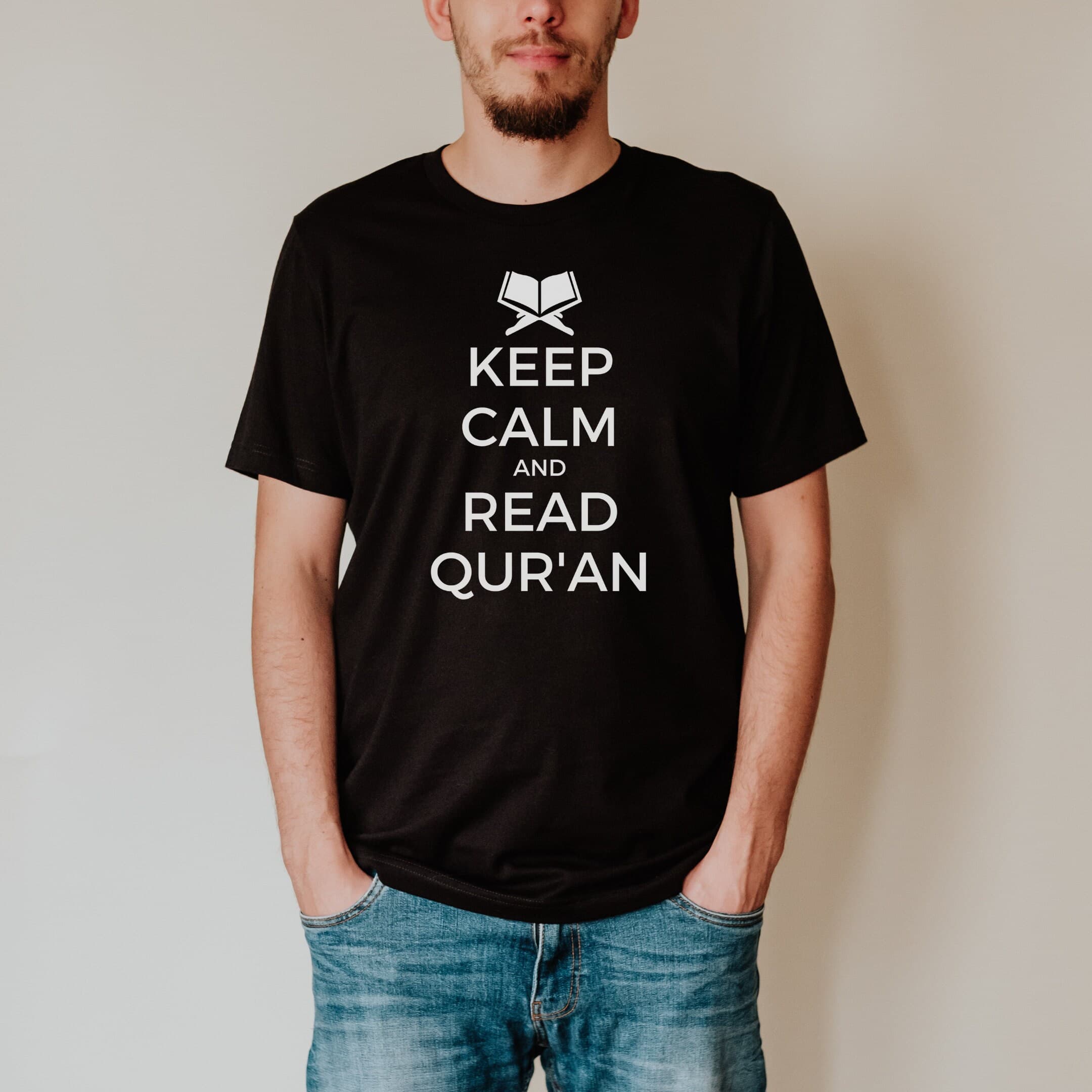 Keep Calm and Read Quran Shirt, Ramadan shirt, Eid Gift, Gift for Muslim, Islamic shirt, Inner Peace, Salam shirt