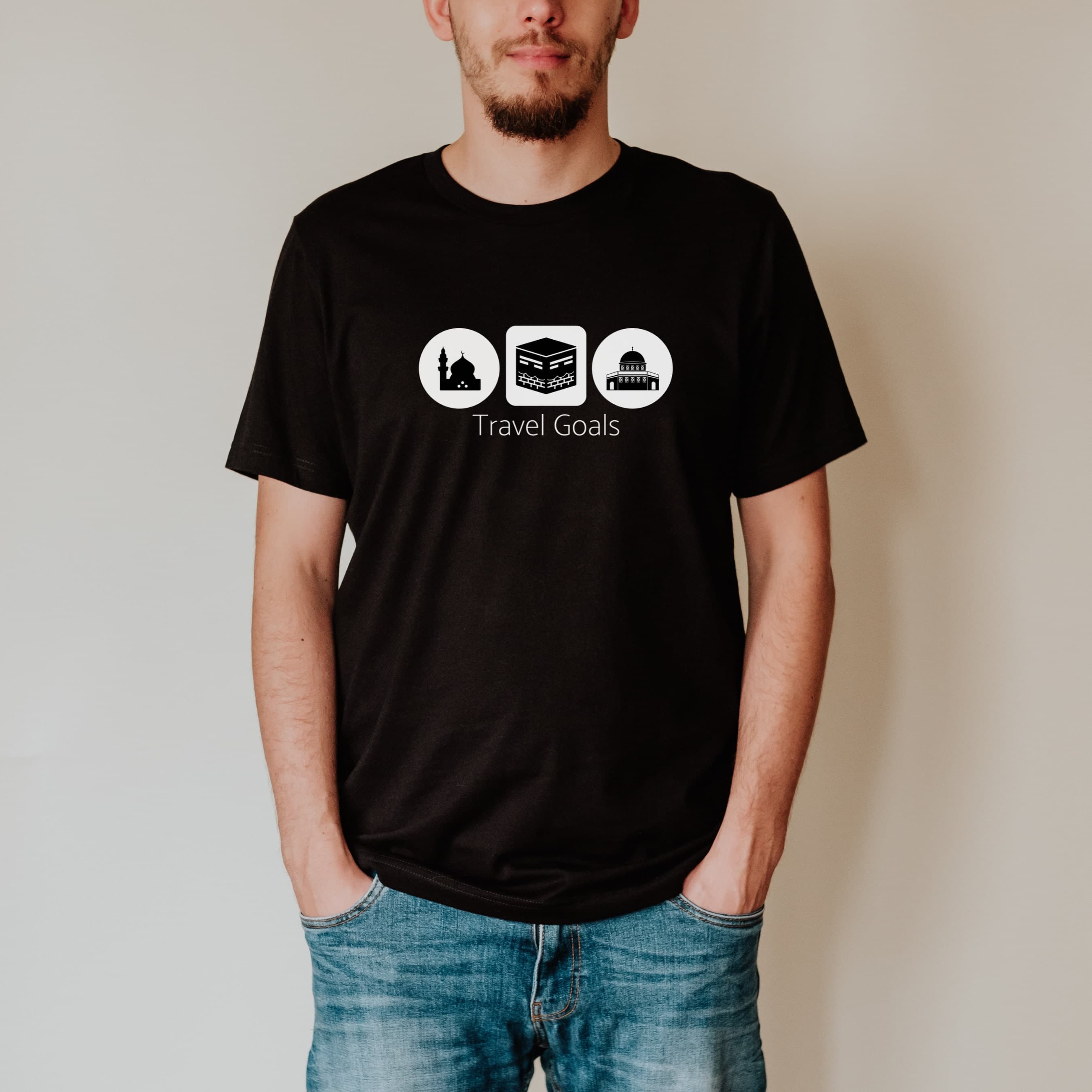 Travel Goals T-Shirt, Muslim Edition, Muslim Shirt, Islamic Shirt, Ramadan, Eid Gift, Palestine Shirt, Travel Shirt, Hajj, Ummrah, Islam - image 3