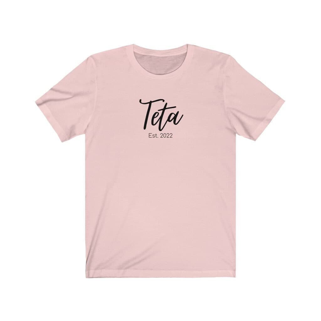 Teta Grandma Est. Arabic T-shirt V1.0, Pregnancy Announcement Gift, Arabic grandma shirt, Teta Gift, Grandma promotion, new baby gift, Eid - image 5