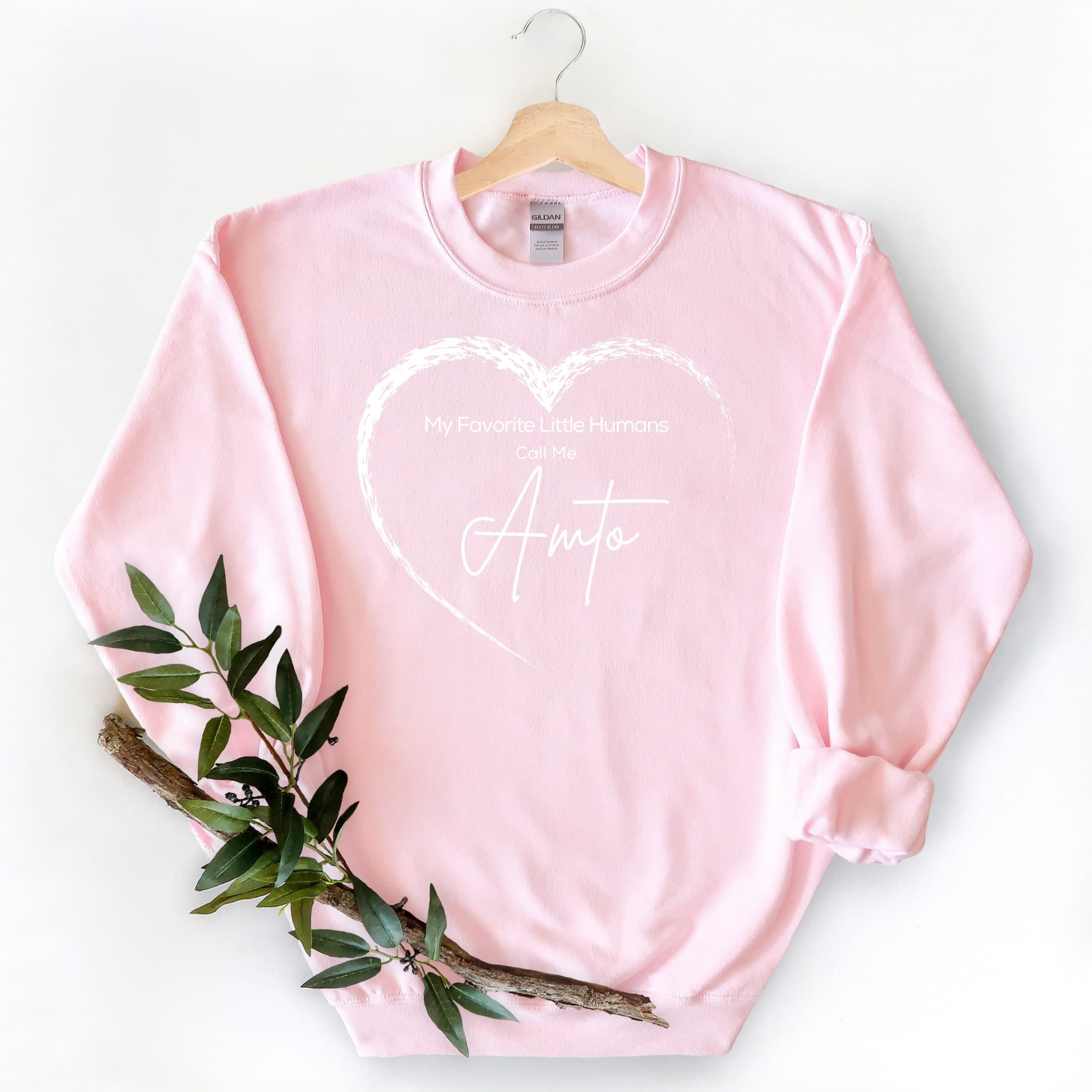 CUSTOM My Favorite Little Humans Call Me Sweatshirt, Arabic aunt shirt, Amto gift, Teta Gift, khala gift, aunt promotion, Eid gift, khalto - image 3