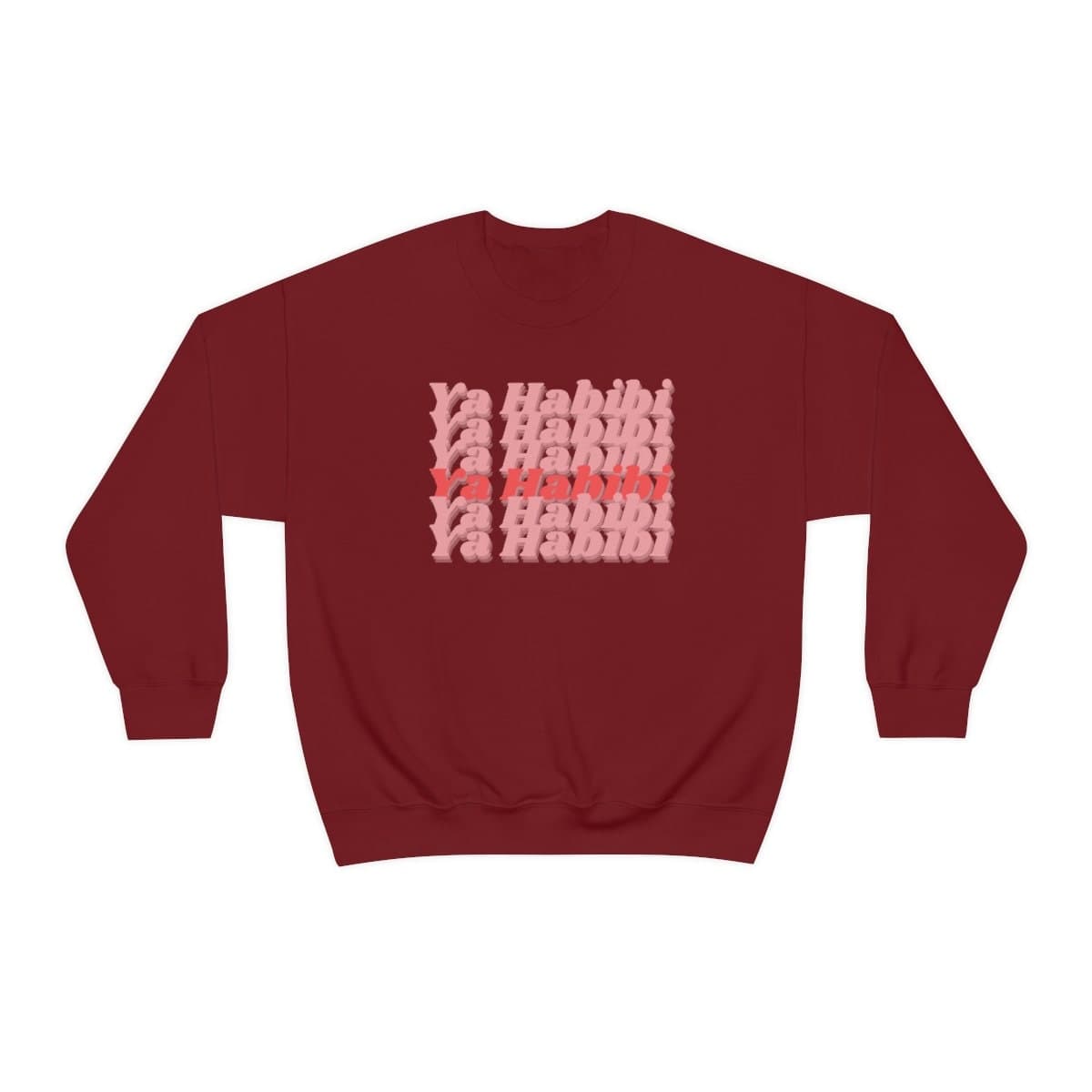 Ya Habibi Arabic Calligraphy Sweatshirt, Arabic Calligraphy, Arabic Shirt, Islamic Sweatshirt, Muslim, Eid Gift, Ramadan, Habibi Anniversary