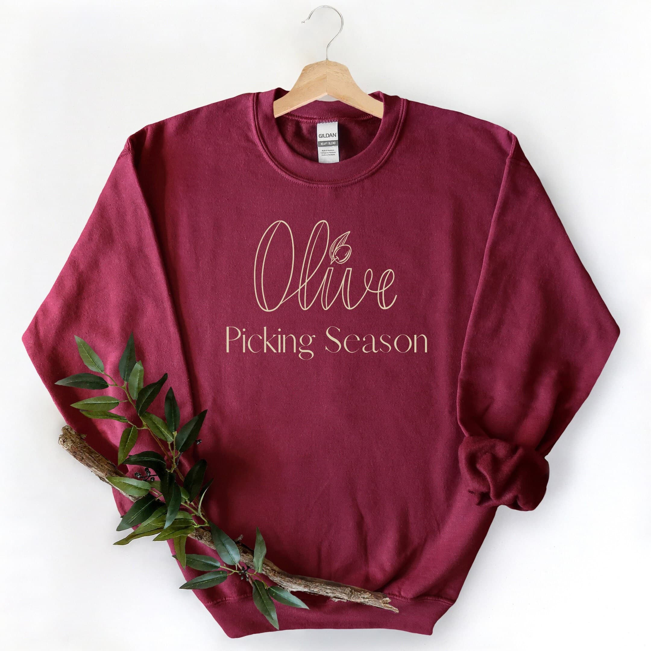 Olive Picking Season Sweatshirt, O-live Gift, Apple Picking, Harvest Gift, Olive Season, Palestine Olives, Free Palestine, Eid Gift, Ramadan