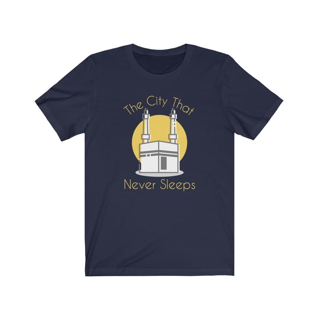 The City That Never Sleeps T-Shirt V2.0, Mecca, Ramadan, Eid Gift, Ummrah Gift, Hajj Gift, Muslim, Islamic shirt, Eid Shirt, Makkah Shirt - image 5