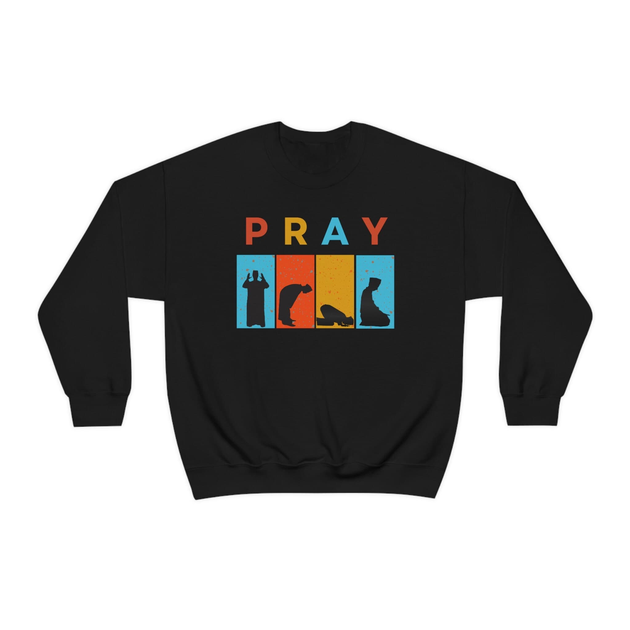 PRAY, Salat, Muslim, Arabic Sweatshirt, New Muslim, 5 pillars, Ramadan Gift, Eid Gift, Arabic calligraphy, arabic gift, Muslim gifts - image 4