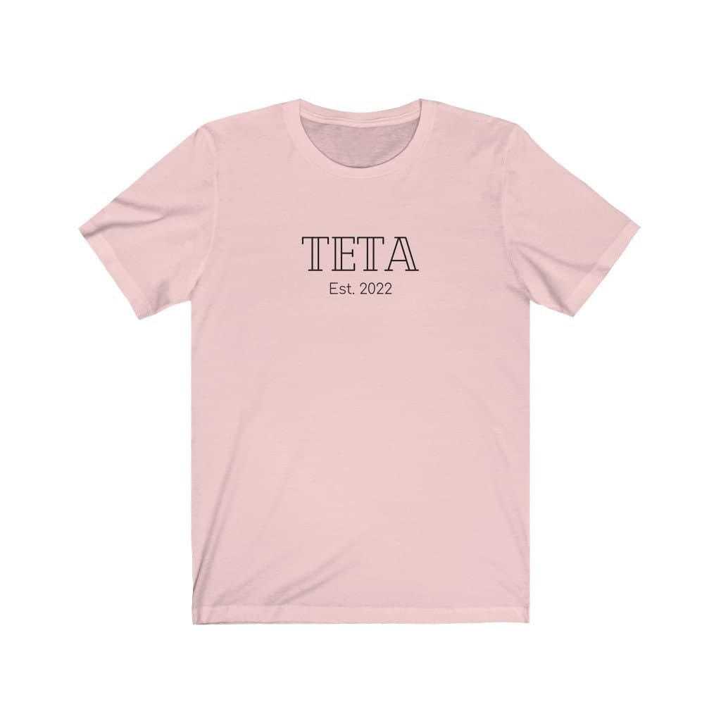 Teta Grandma Est. Arabic T-shirt V2.0, Pregnancy Announcement Gift, Arabic grandma shirt, Teta Gift, Grandma promotion, new baby gift, Eid - image 4