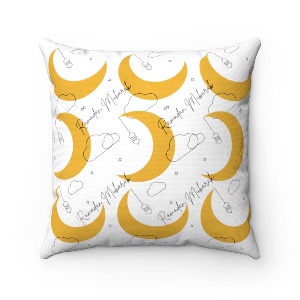 Ramadan Decor Pillow Double-sided, White, 18x18 case insert, Ramadan Decoration, Islamic house, Ramadan Decor, Eid Decor, Ramadan Gift - image 4