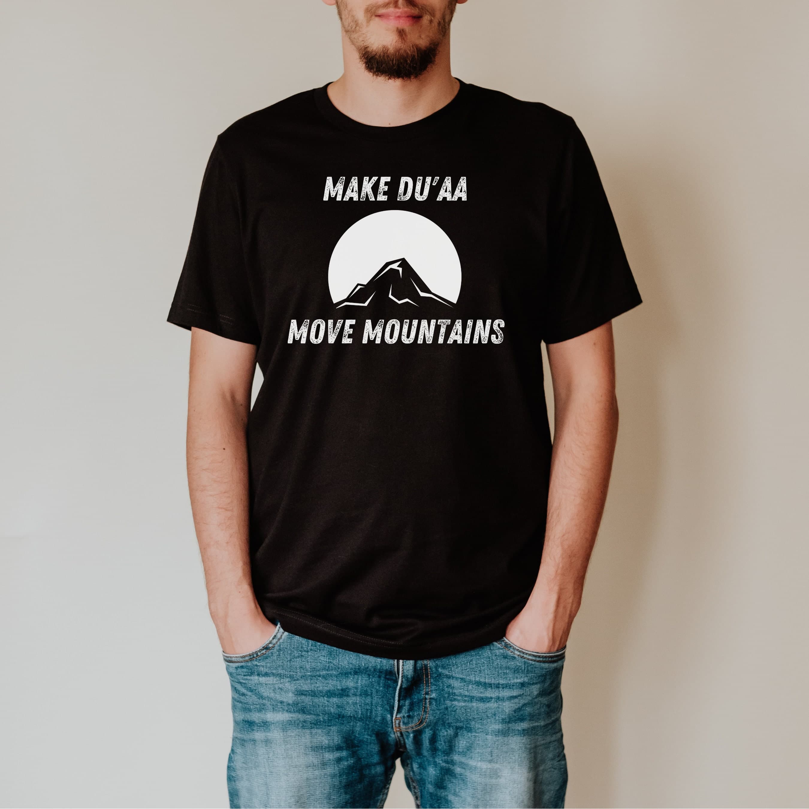 Make Dua, Move Mountains T-shirt, Ramadan, Eid Gift, Ummrah Gift, Hajj Gift, Muslim, Islamic shirt, Eid Shirt, Muslim Shirt, Islam - image 3
