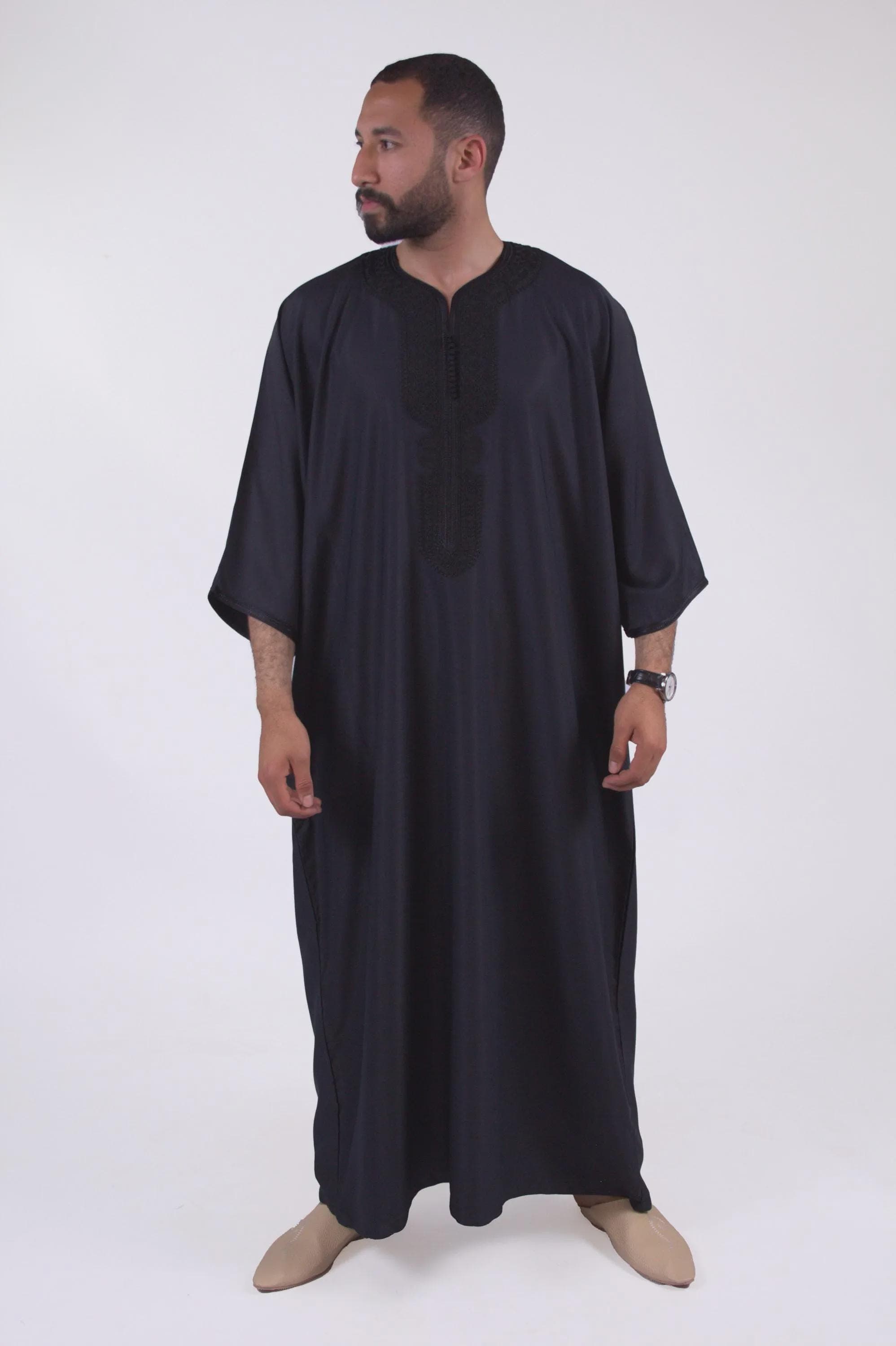 Butterfly Embroidered Gandoura