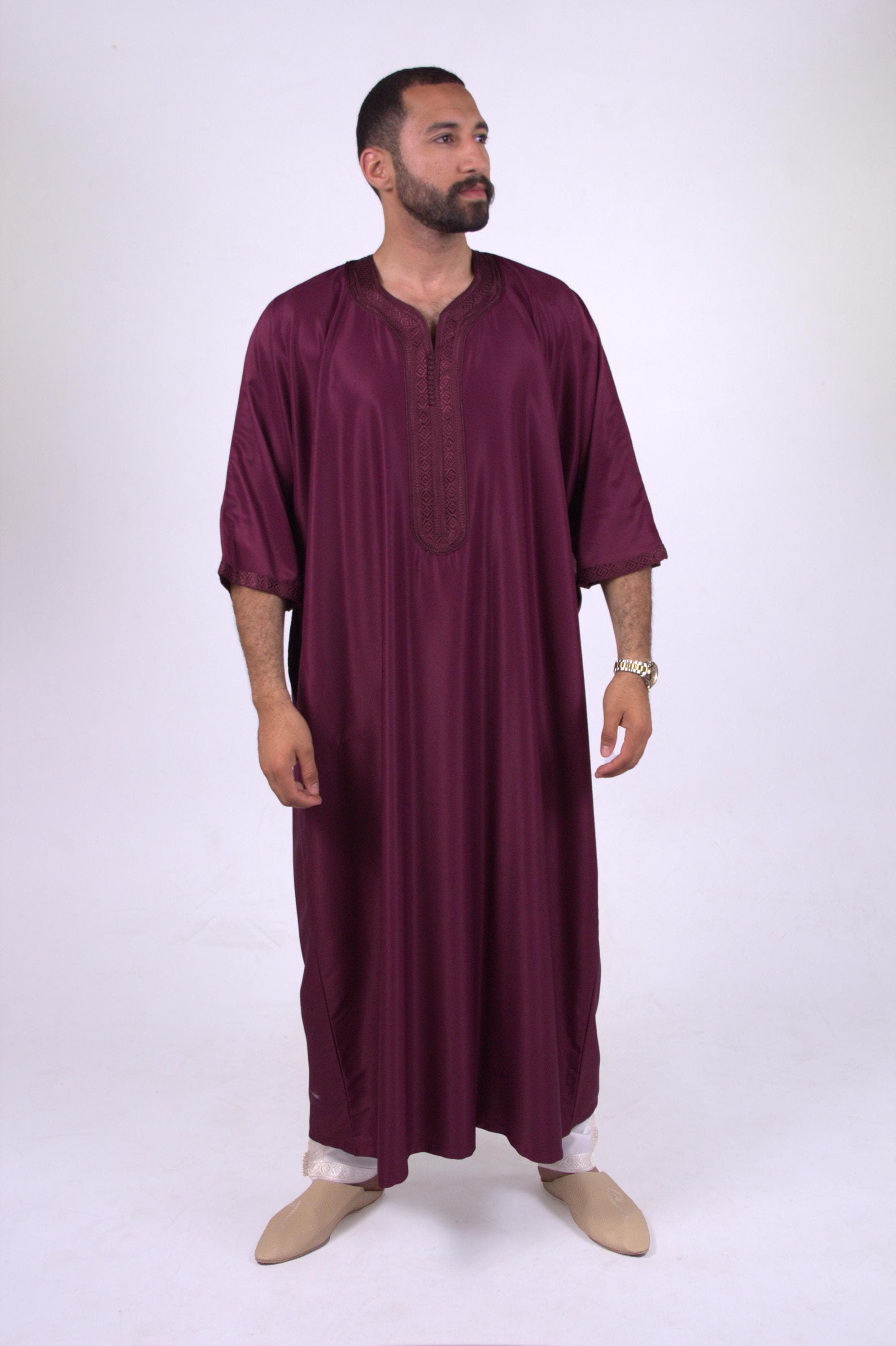 Premium Gabardine Moroccan Thobe for Men