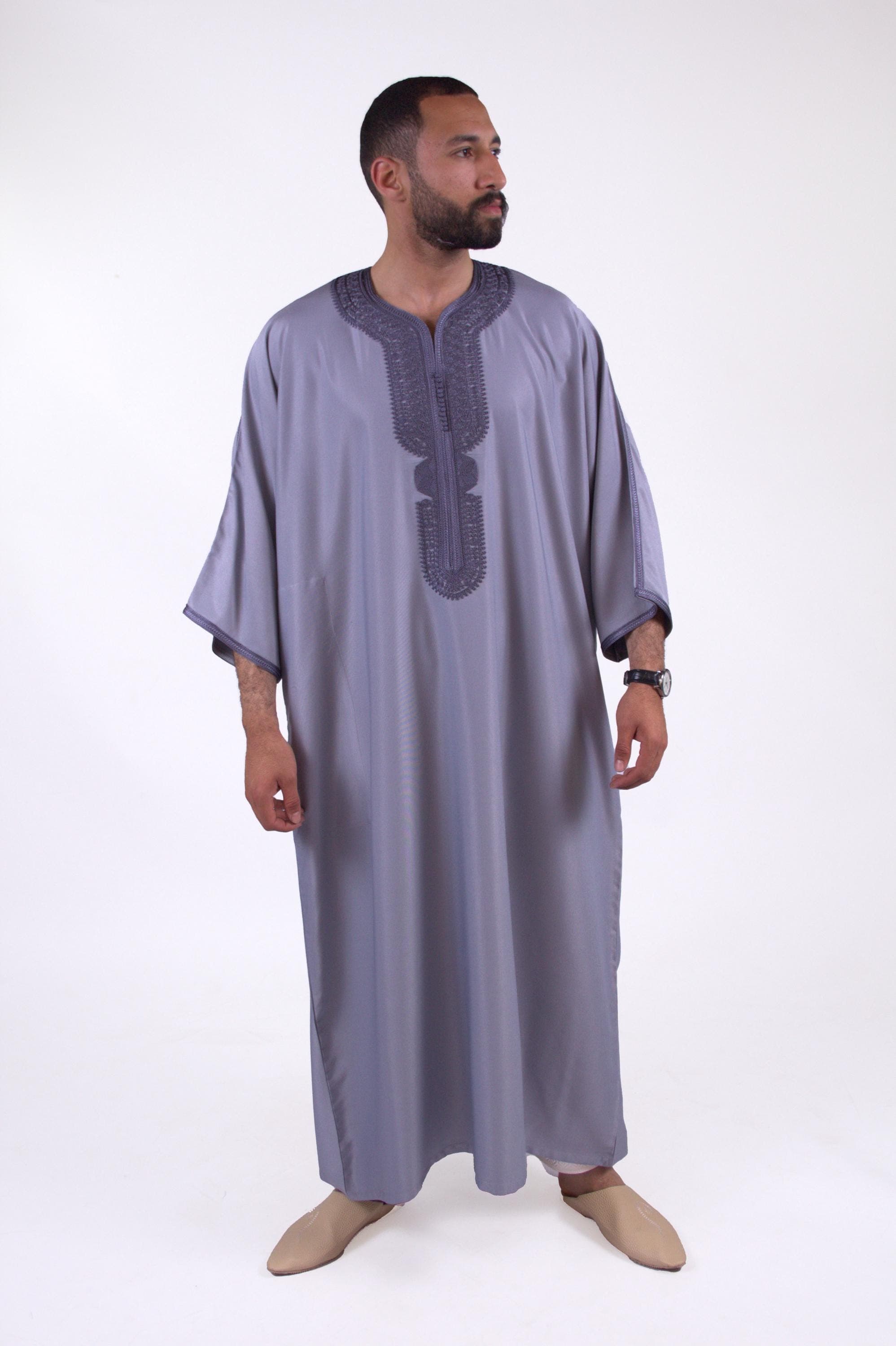 Moroccan Gandoura for men, Men's premium thobe for men