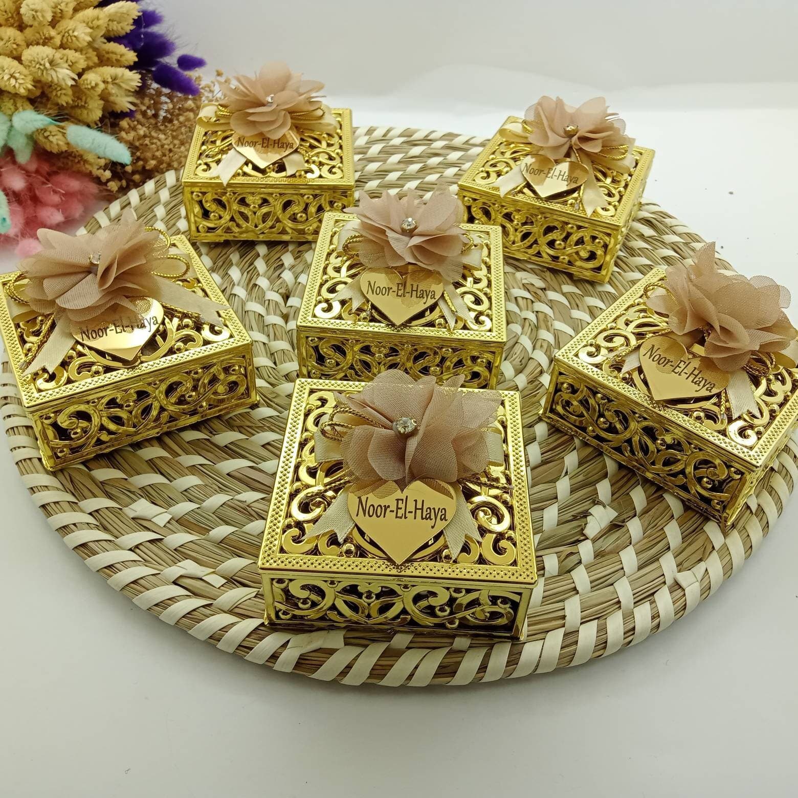Mini Quran Gift Set | Pearl Tasbeeh, Decorated Box Eid Favor - image 4