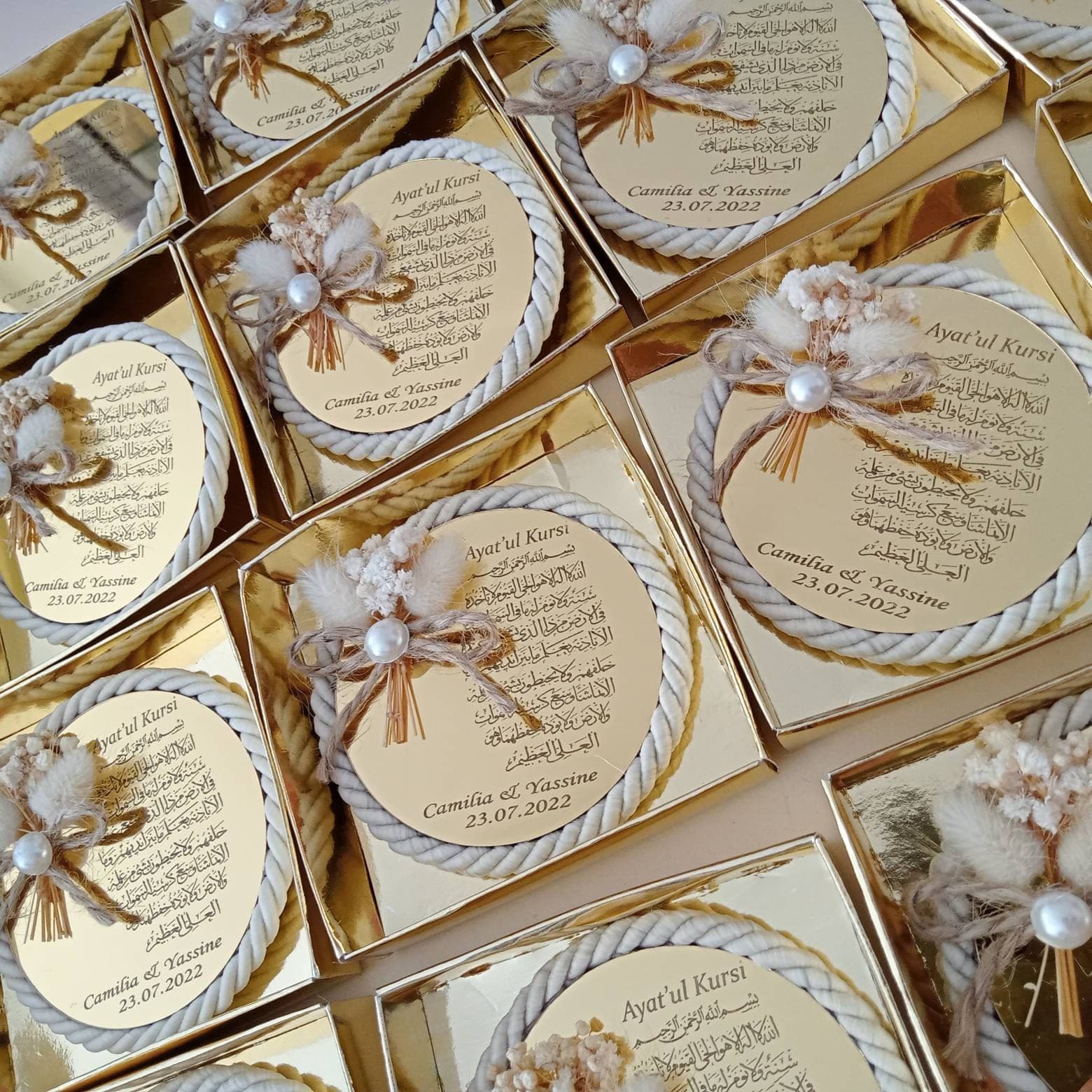Ayatul Kursi Magnet | Islamic Wedding Favor, Personalized Ameen