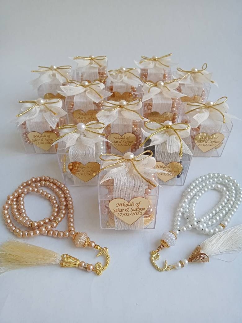Prayer Beads Tasbeeh Masbaha Favors | Wedding Favors | Islamic Baby Shower Favor | Eid Favor | Graduation Favor | Muslim Party Favor