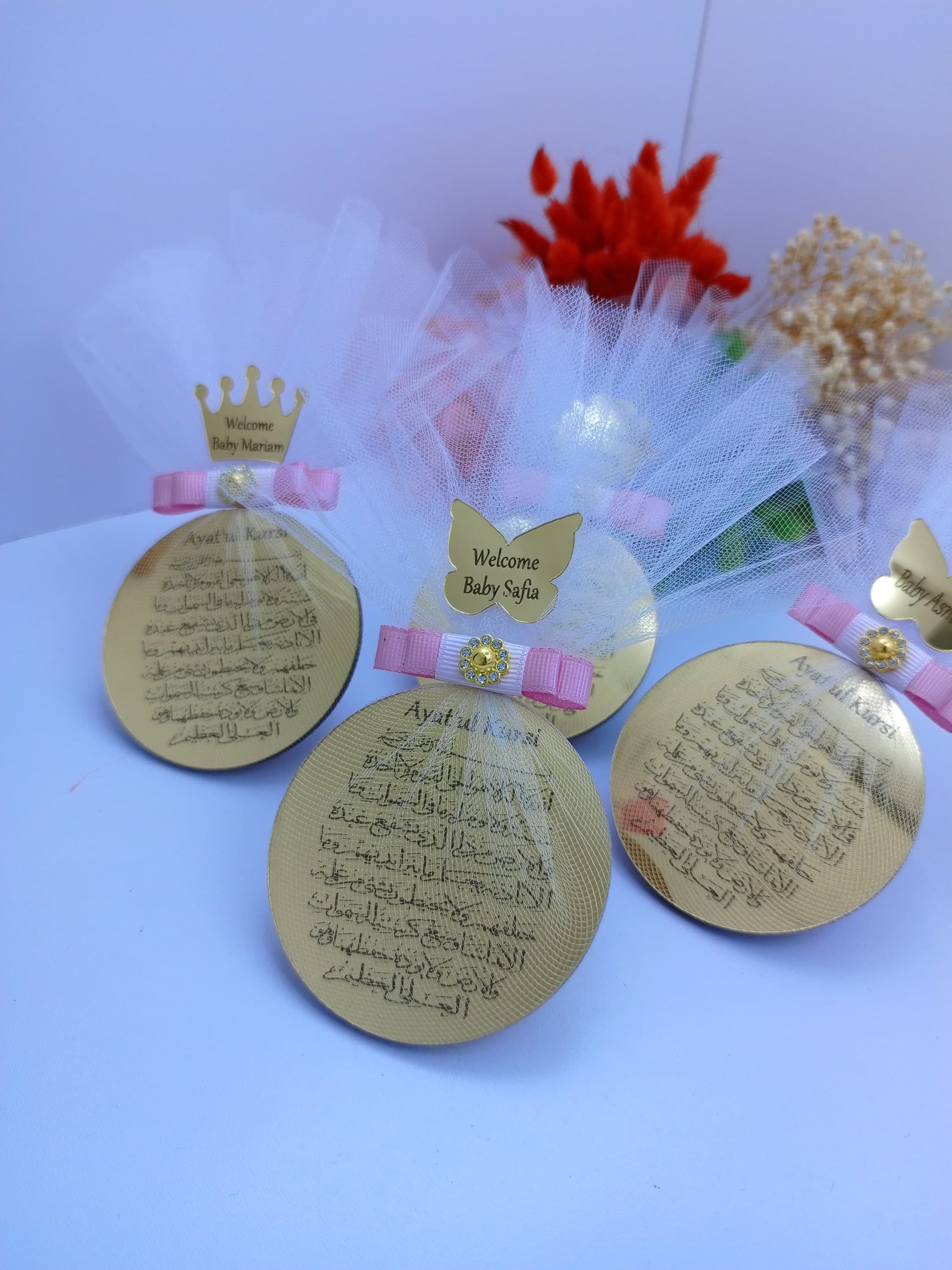 Ayatul Kursi Magnet Favor | Islamic Wedding, Baby Shower, Personalized - image 3