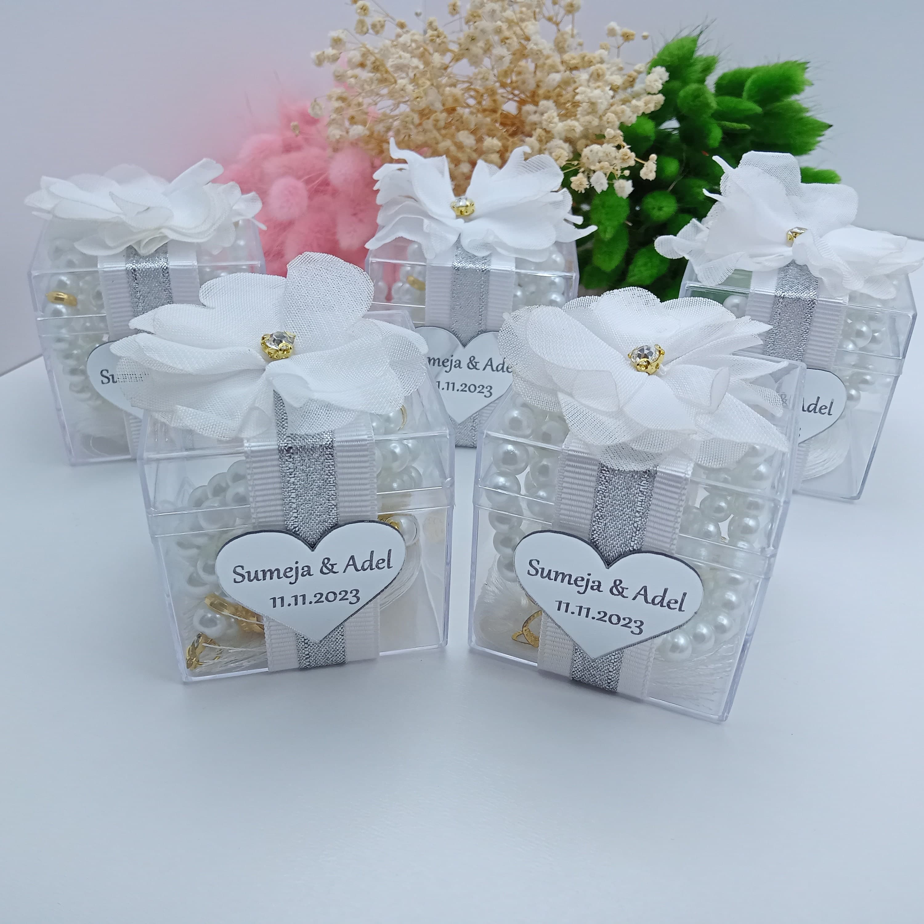 Personalized Pearl Tasbeeh Favors | Islamic Wedding, Shower, Eid - image 3