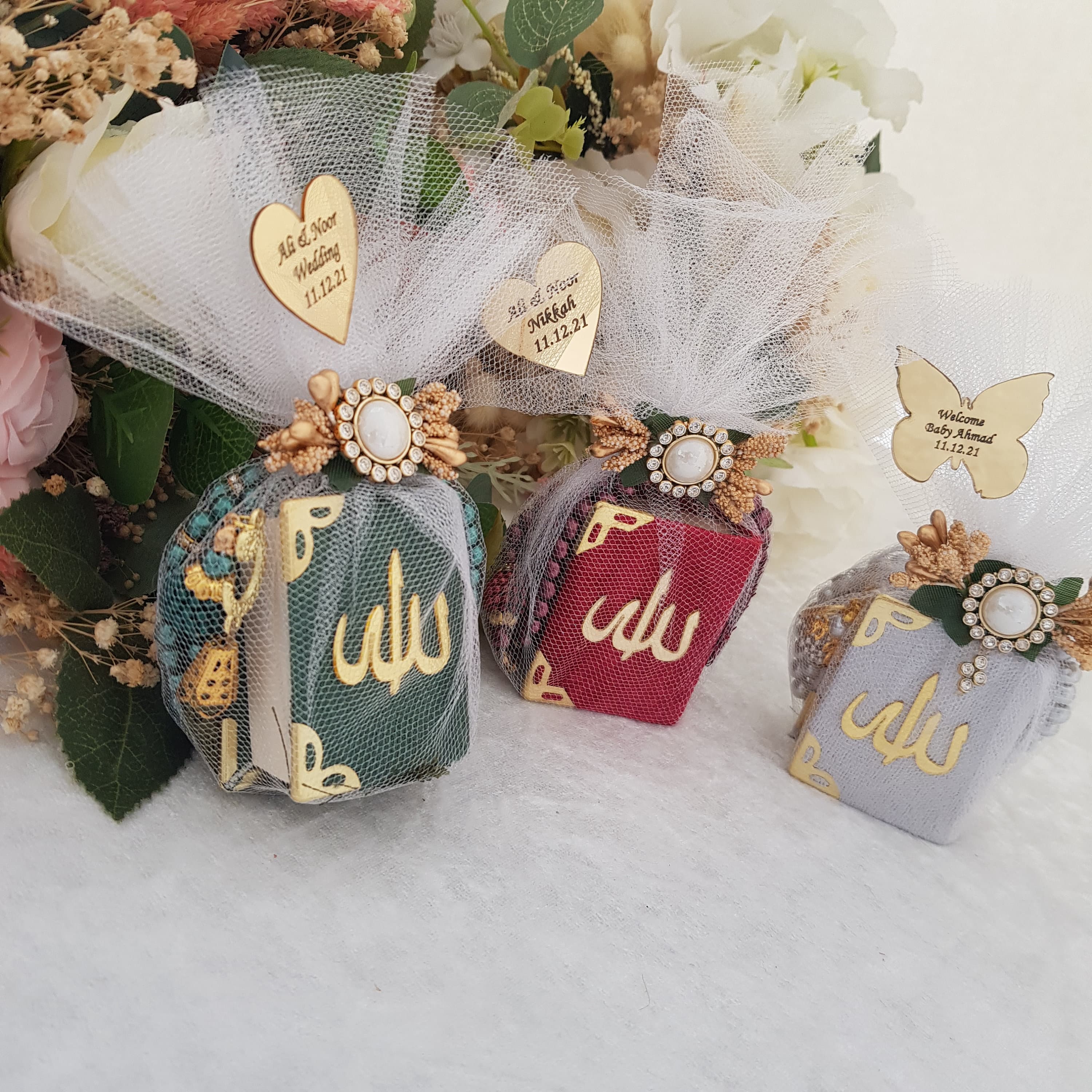 Custom Mini Quran Favor Set, Islamic Wedding Nikkah, Ramadan Gift - image 4