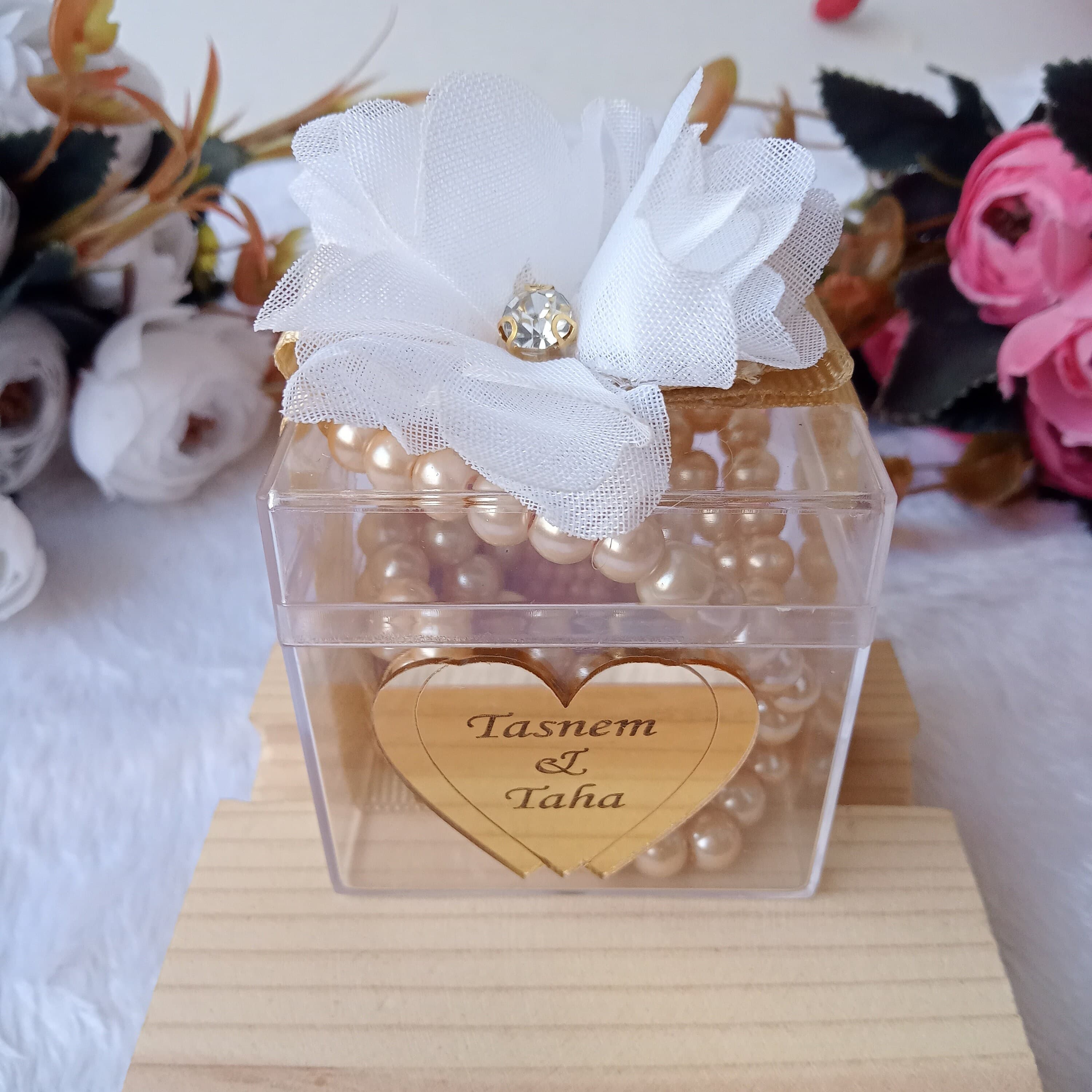 Personalized Pearl Tasbeeh Favors | Islamic Wedding, Baby Shower - image 4