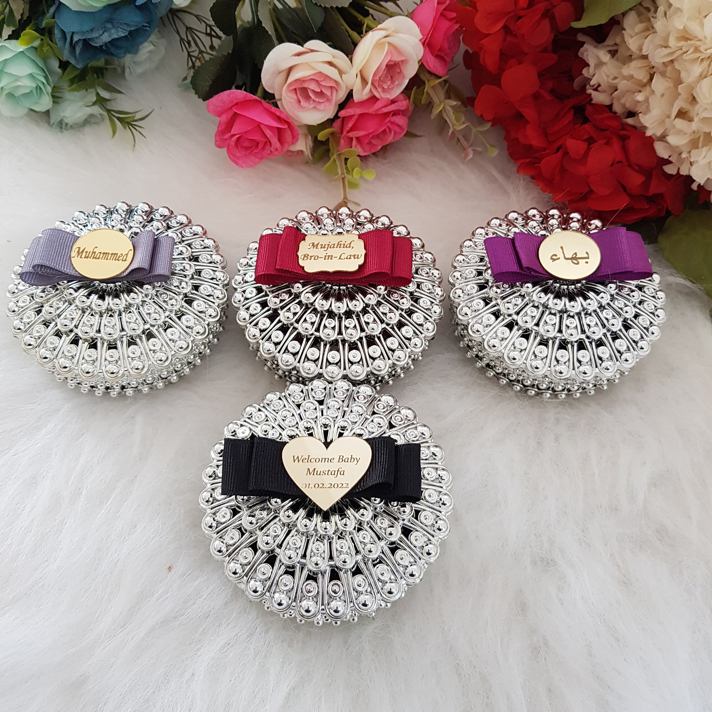 Crystal Prayer Beads Tasbeeh Favors | Personalized Islamic Gifts - image 4