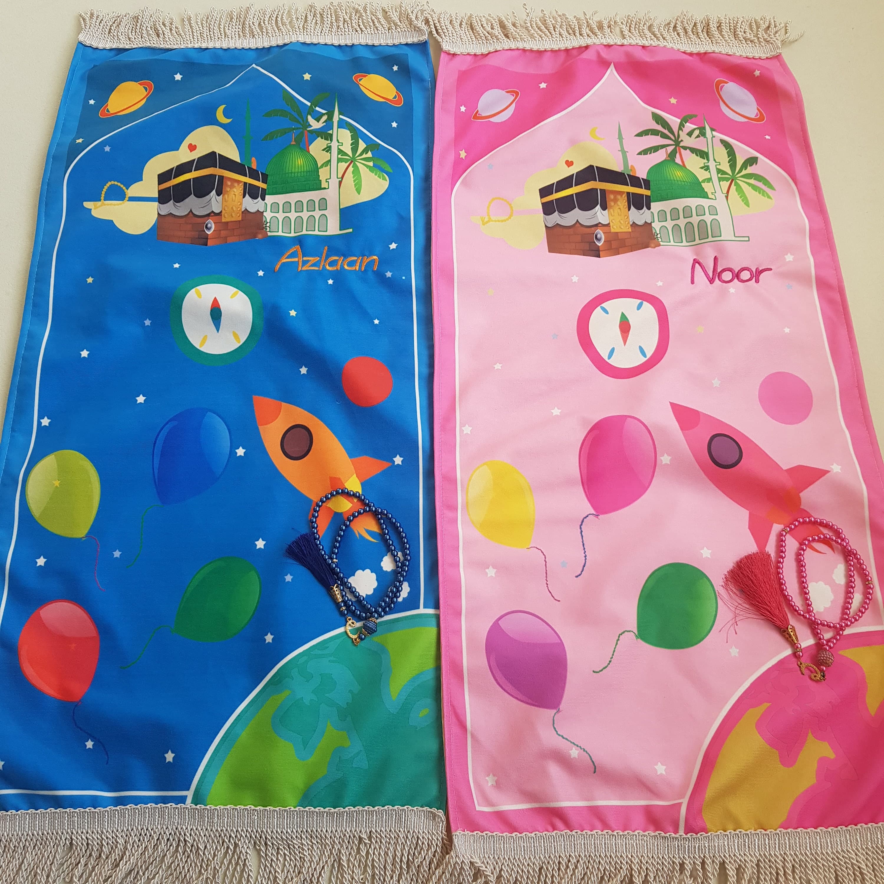 Luxury Kids Prayer Mat, Custom Ramadan Eid Gift - image 4