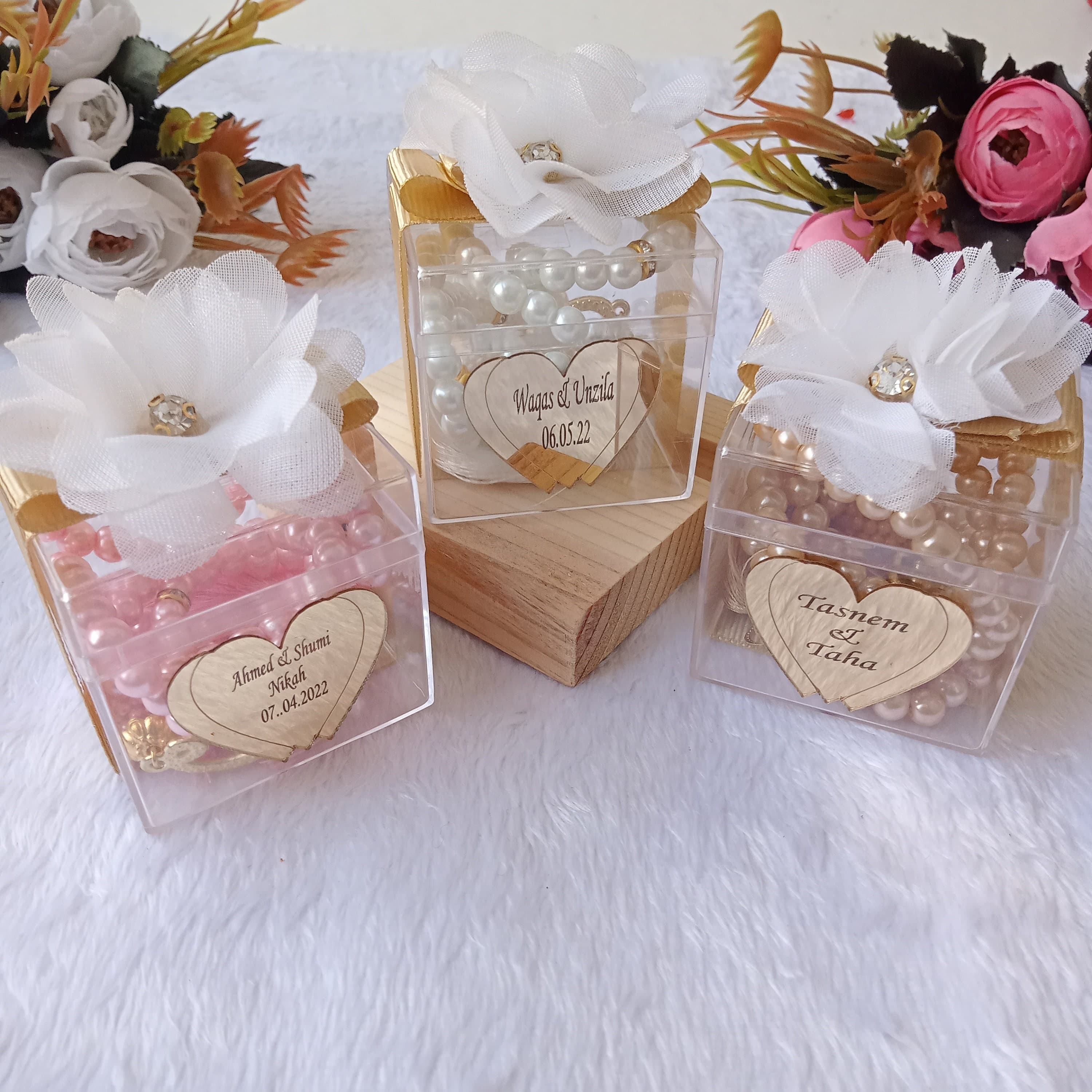 Personalized Pearl Tasbeeh Favors | Islamic Wedding, Baby Shower - image 5