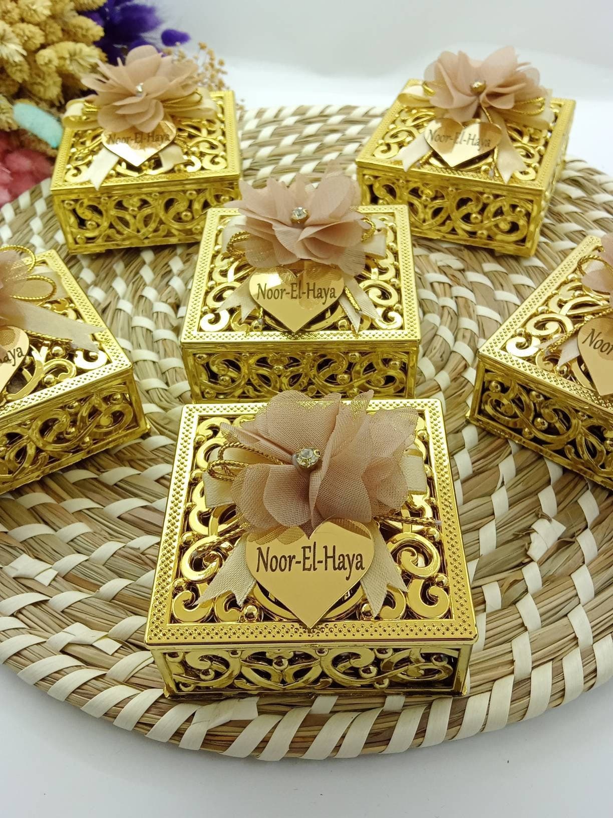 Mini Quran Gift Set | Pearl Tasbeeh, Decorated Box Eid Favor - image 3