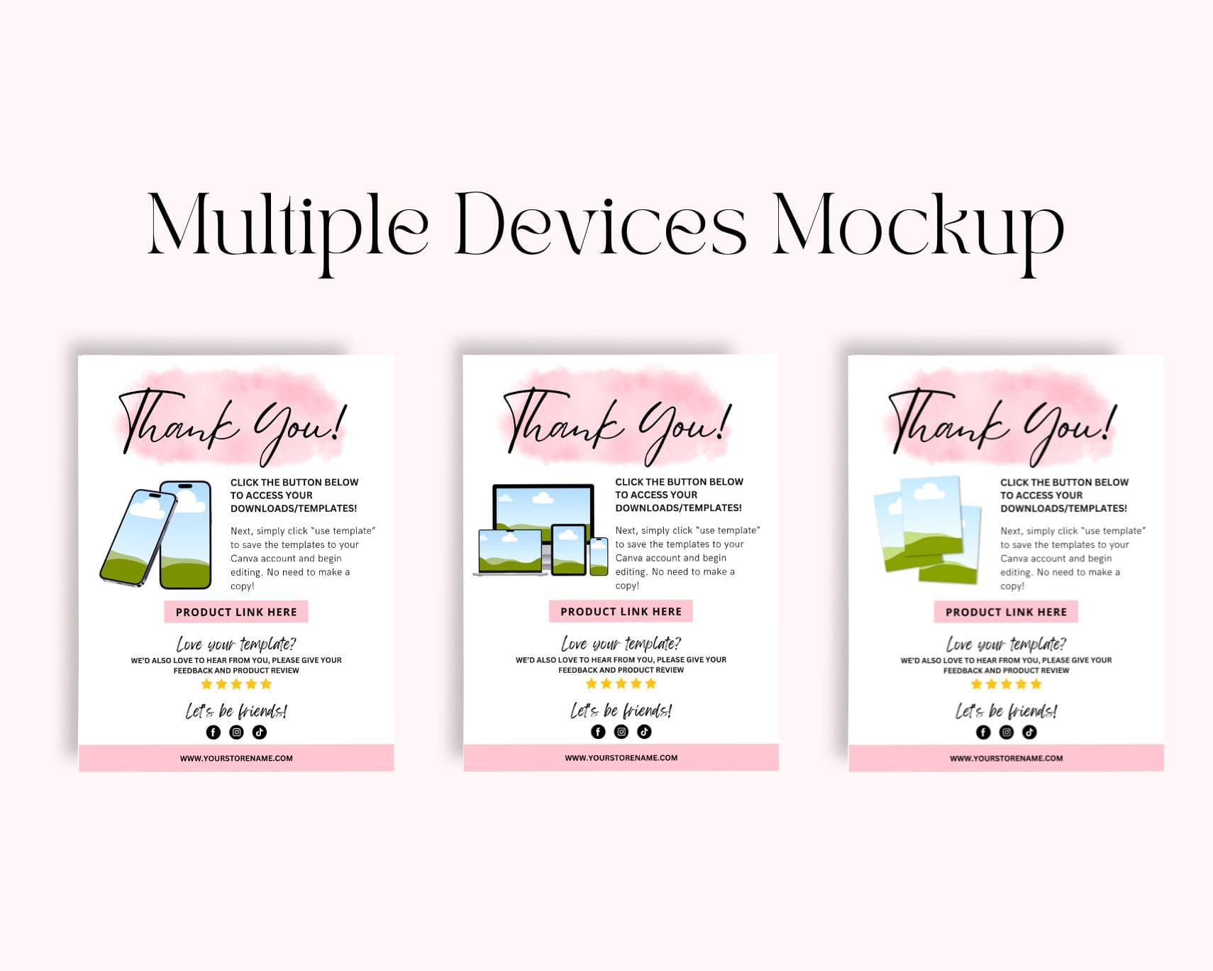 Digital Download Instruction Template, Canva Guide for Etsy Sellers (8.5 x 11 inch) - image 5