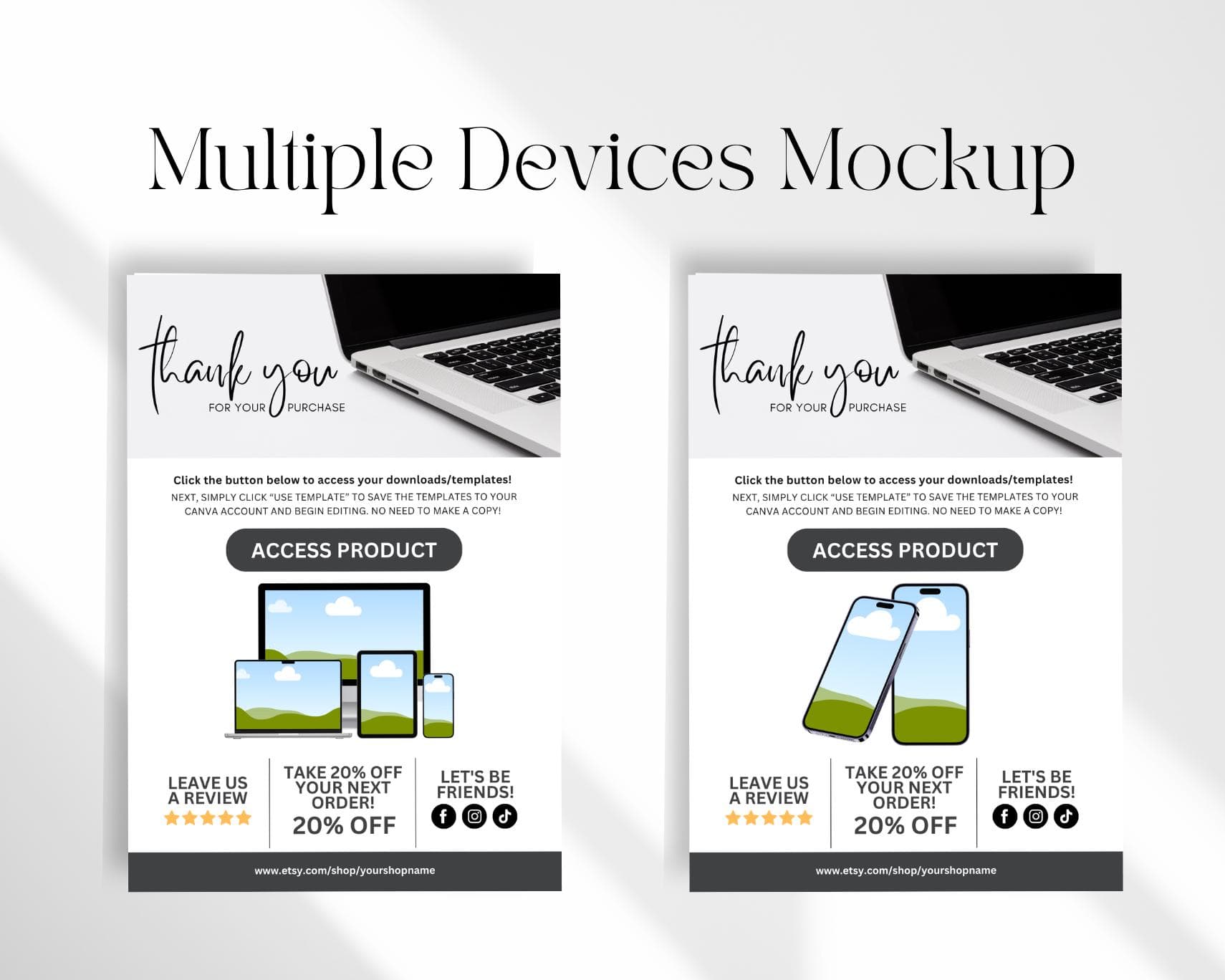 Canva Template Instructions, Digital Download Guide (A4) - image 3