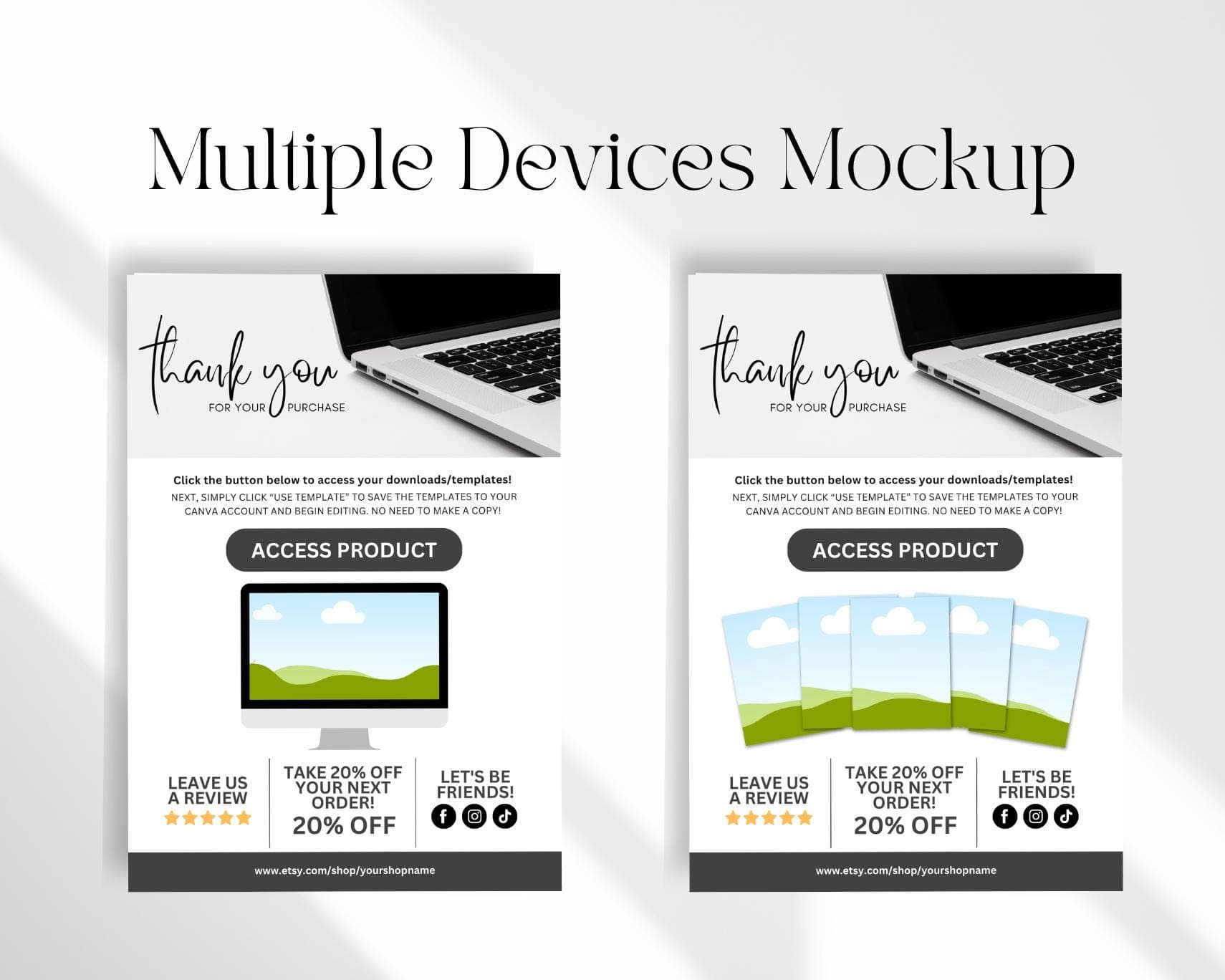 Canva Template Instructions, Digital Download Guide (A4) - image 5