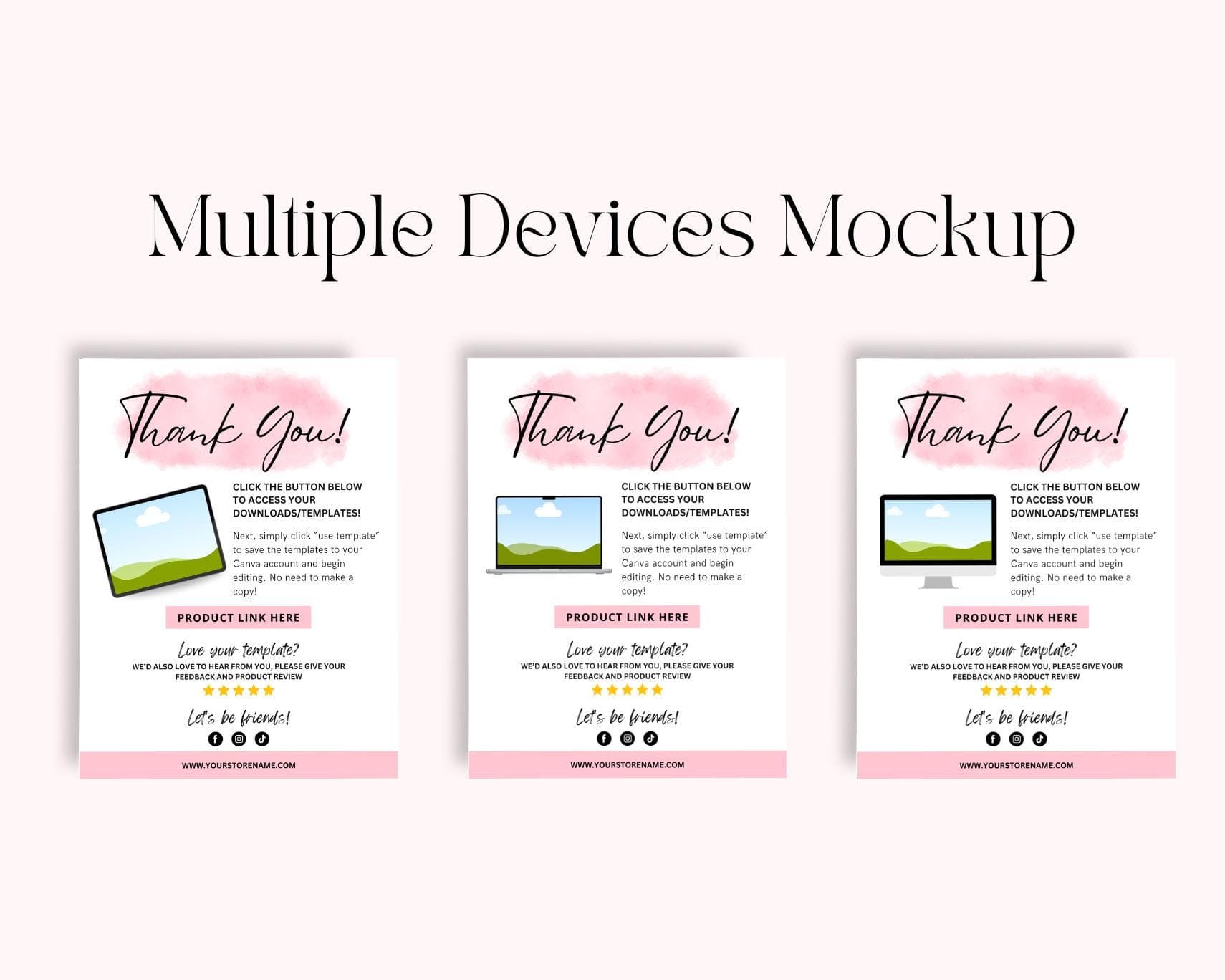 Digital Download Instruction Template, Canva Guide for Etsy Sellers (8.5 x 11 inch) - image 4