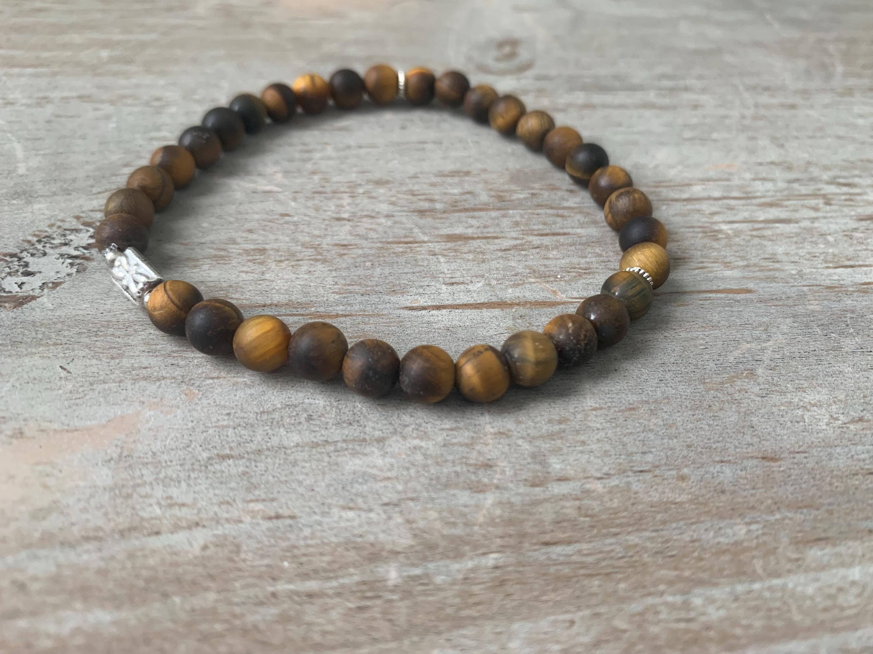 Matte Tiger's Eye Tasbih Bracelet (33 Beads) - image 4