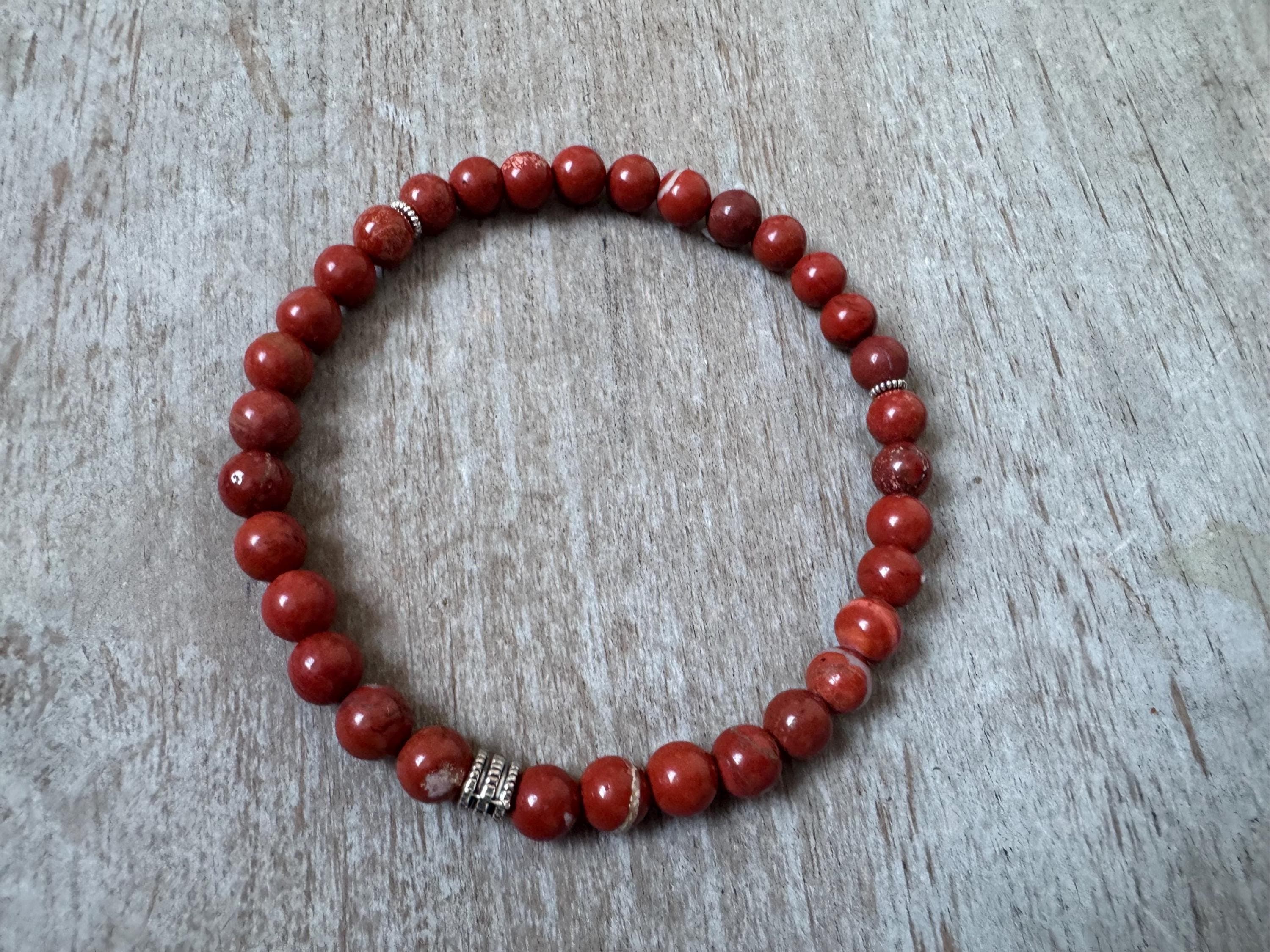 Red Jasper Tasbih Bracelet (33 Beads) - image 4