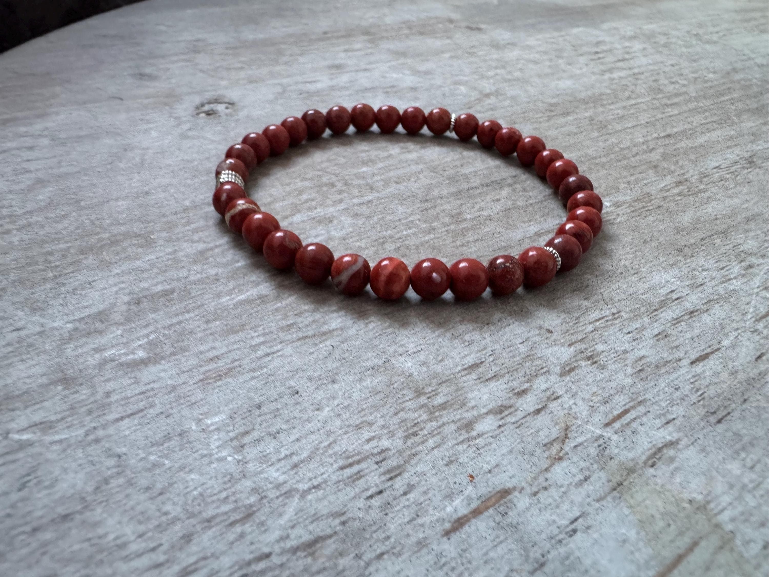 Red Jasper Tasbih Bracelet (33 Beads) - image 5