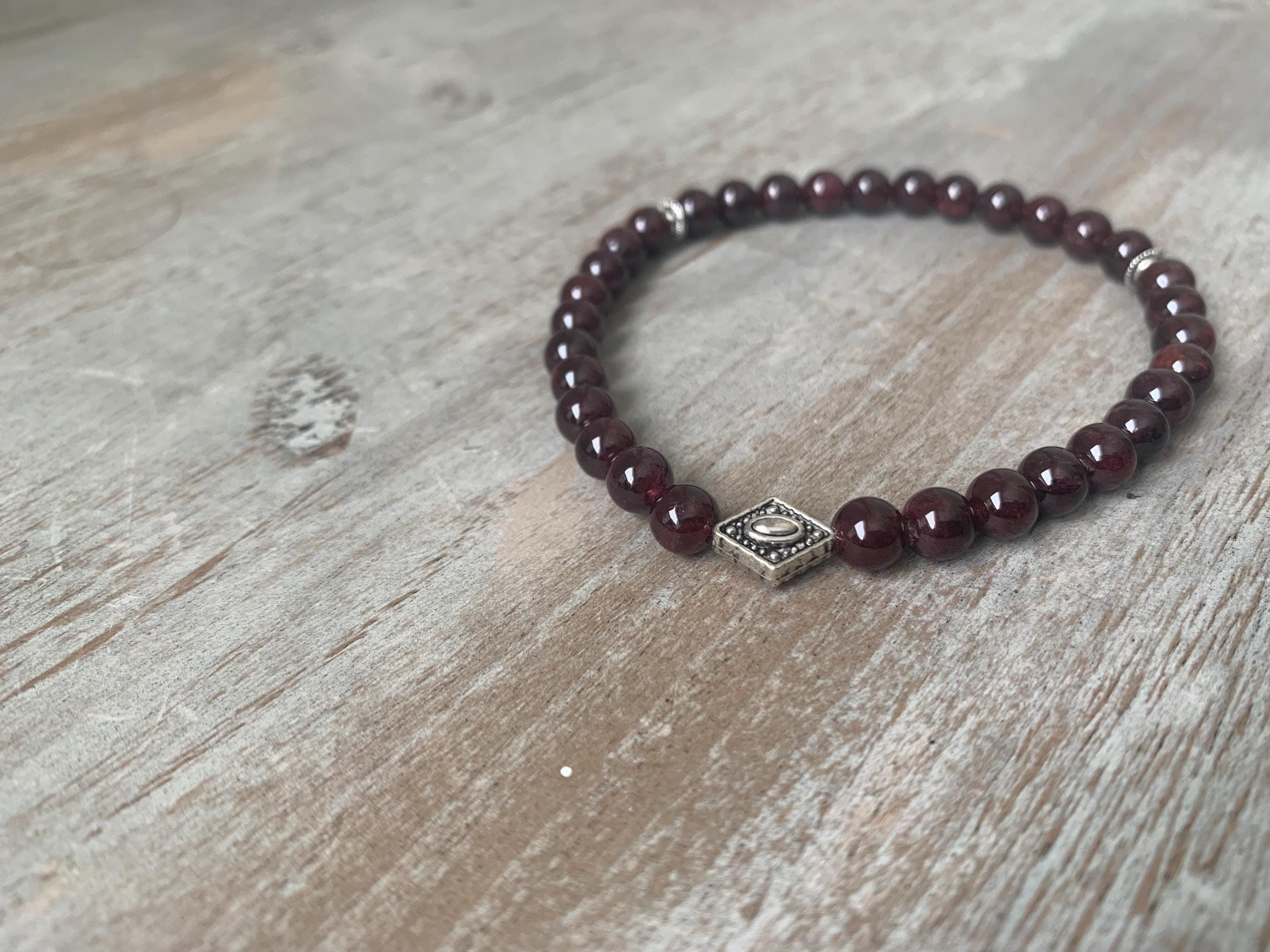 Garnet Tasbih Bracelet (33 beads) - image 5