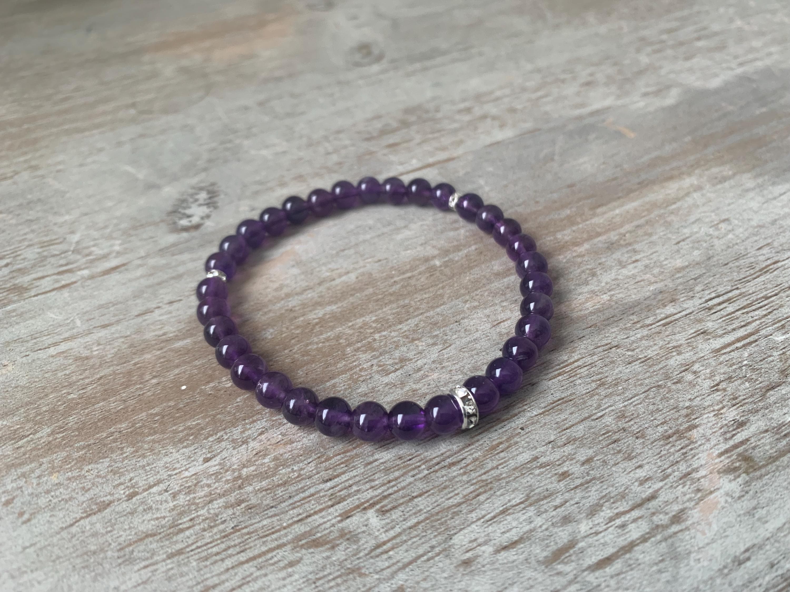 Amethyst Tasbih Bracelet (33 Beads)
