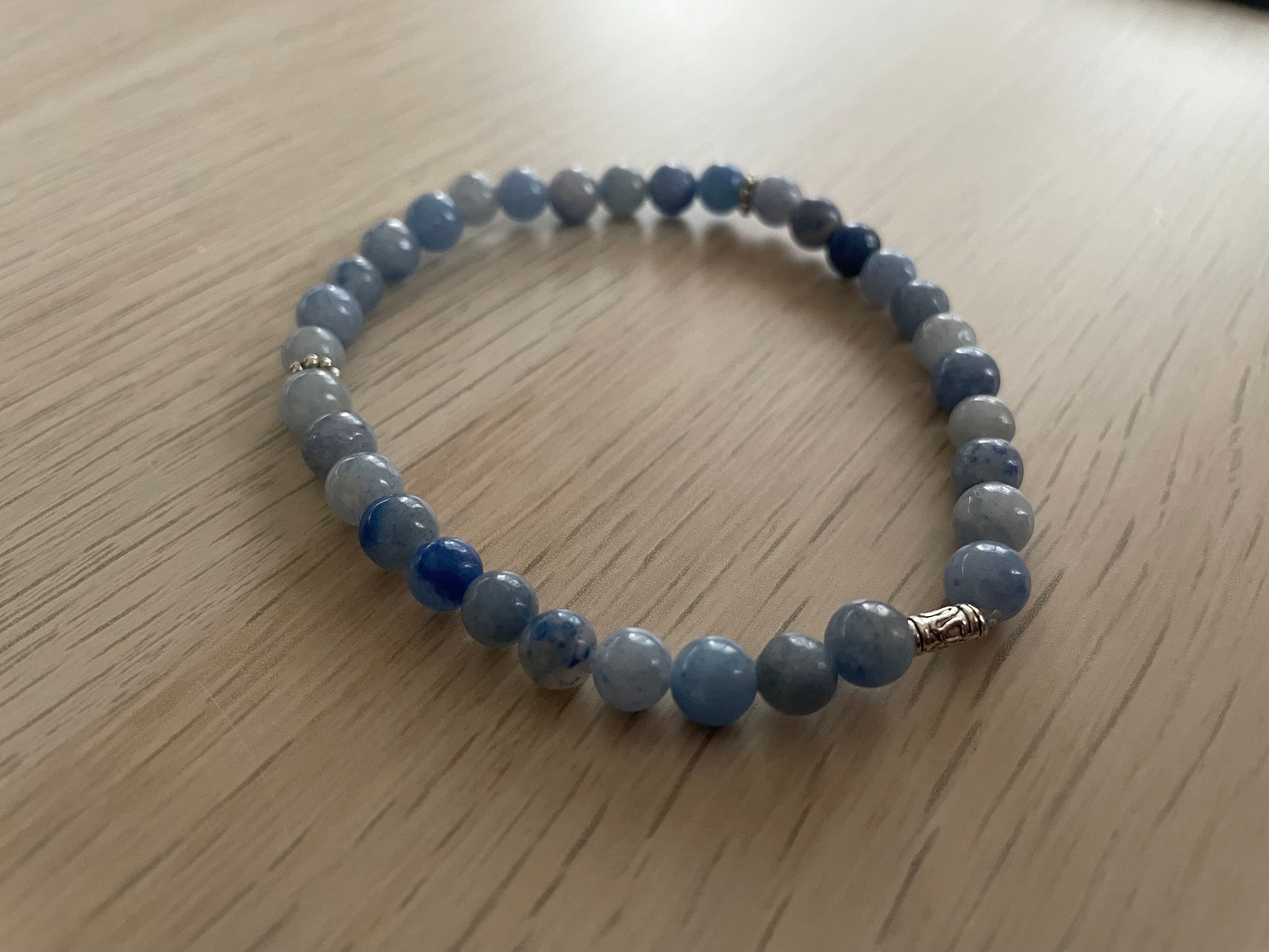 Blue Aventurine Tasbih Bracelet (33 beads) - image 3