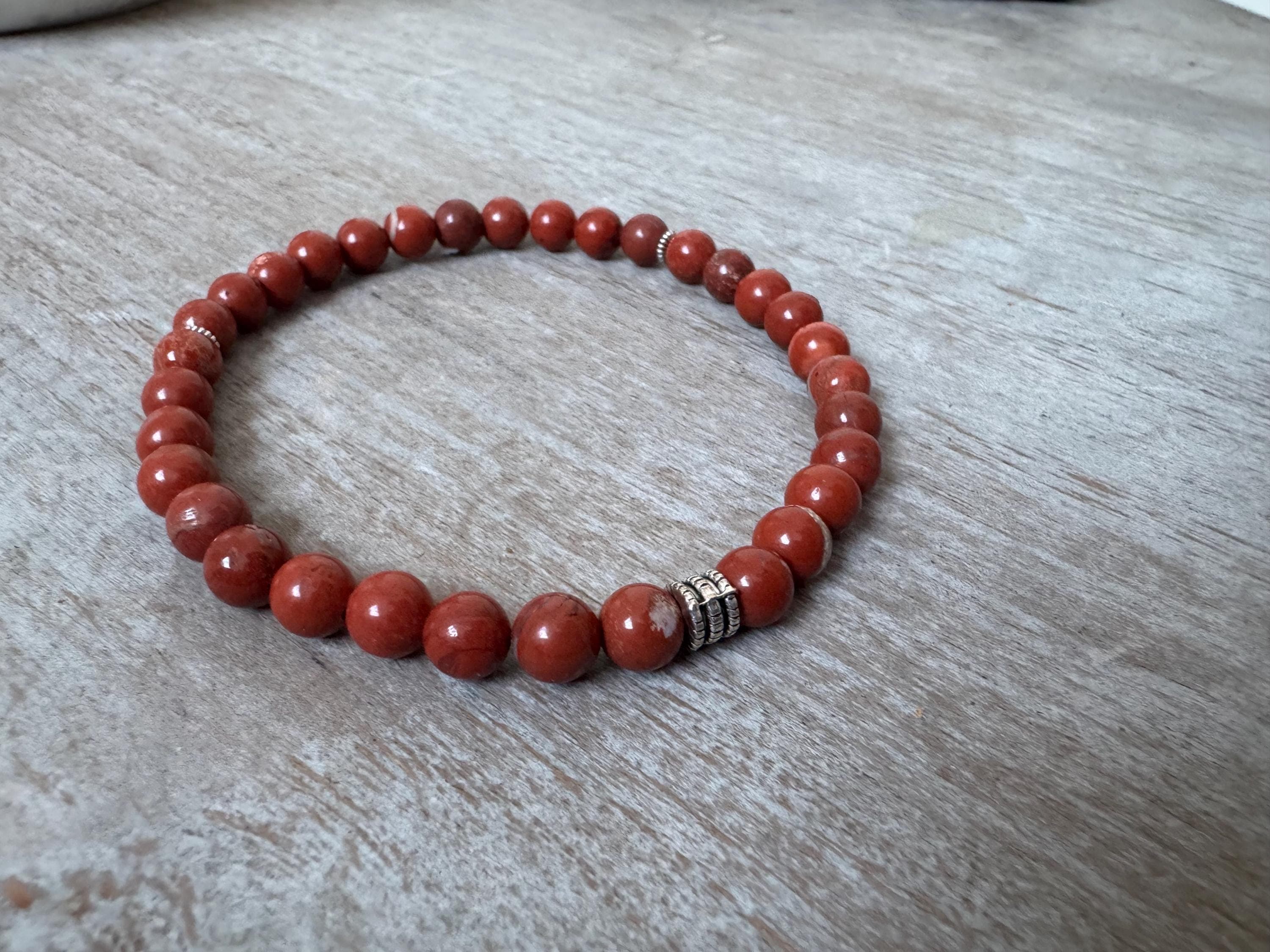 Red Jasper Tasbih Bracelet (33 Beads) - image 3