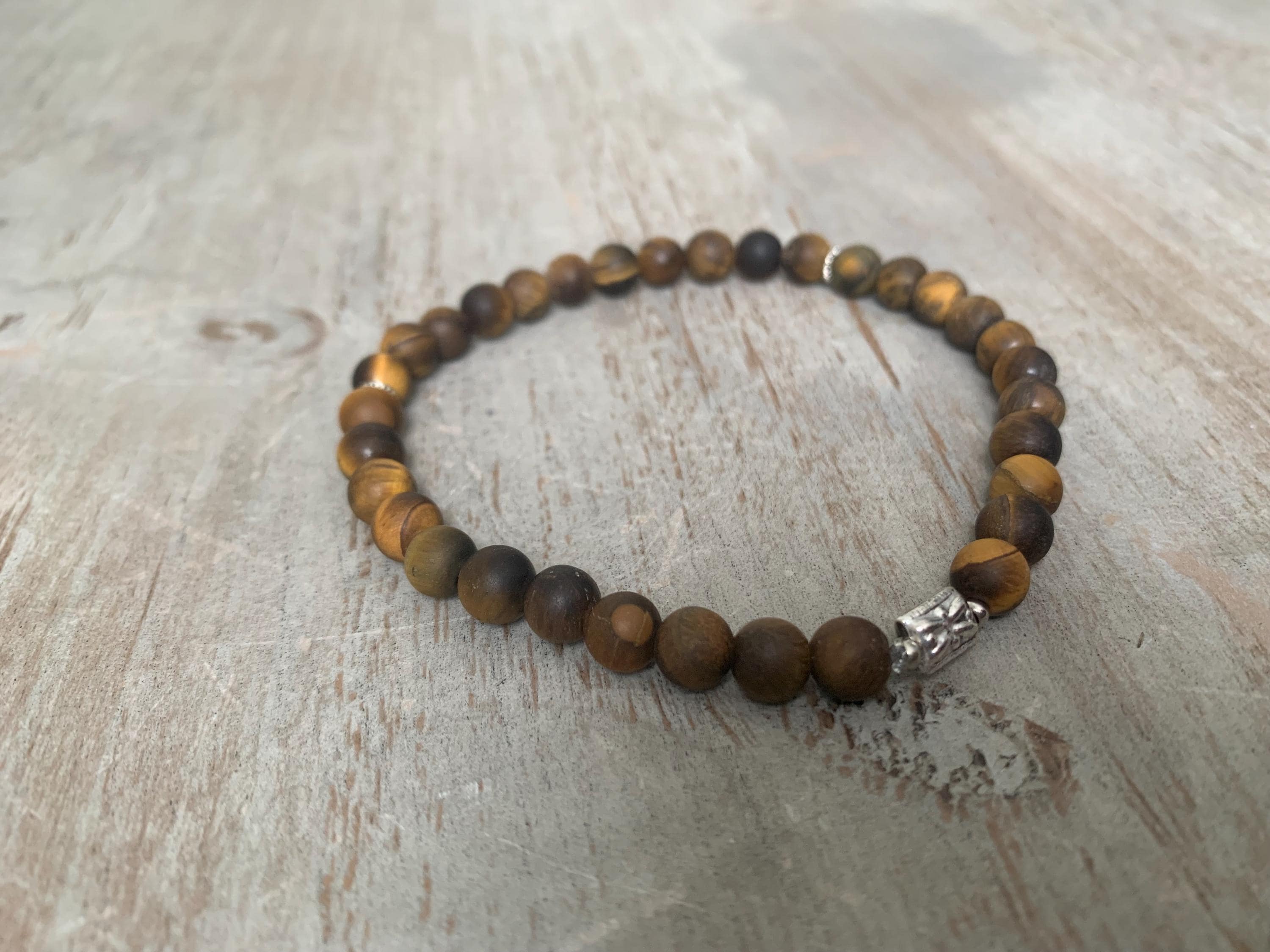 Matte Tiger's Eye Tasbih Bracelet (33 Beads)