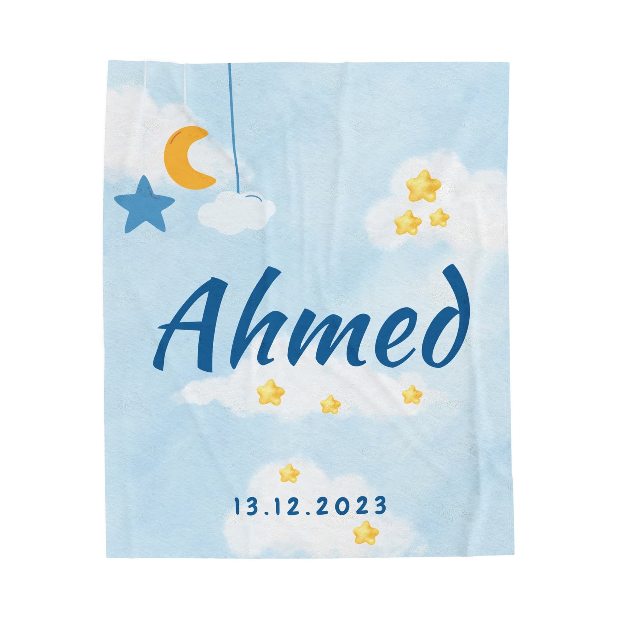 Personalized Baby Blanket, Custom Name, Soft Nursery Swaddle Blanket - image 4