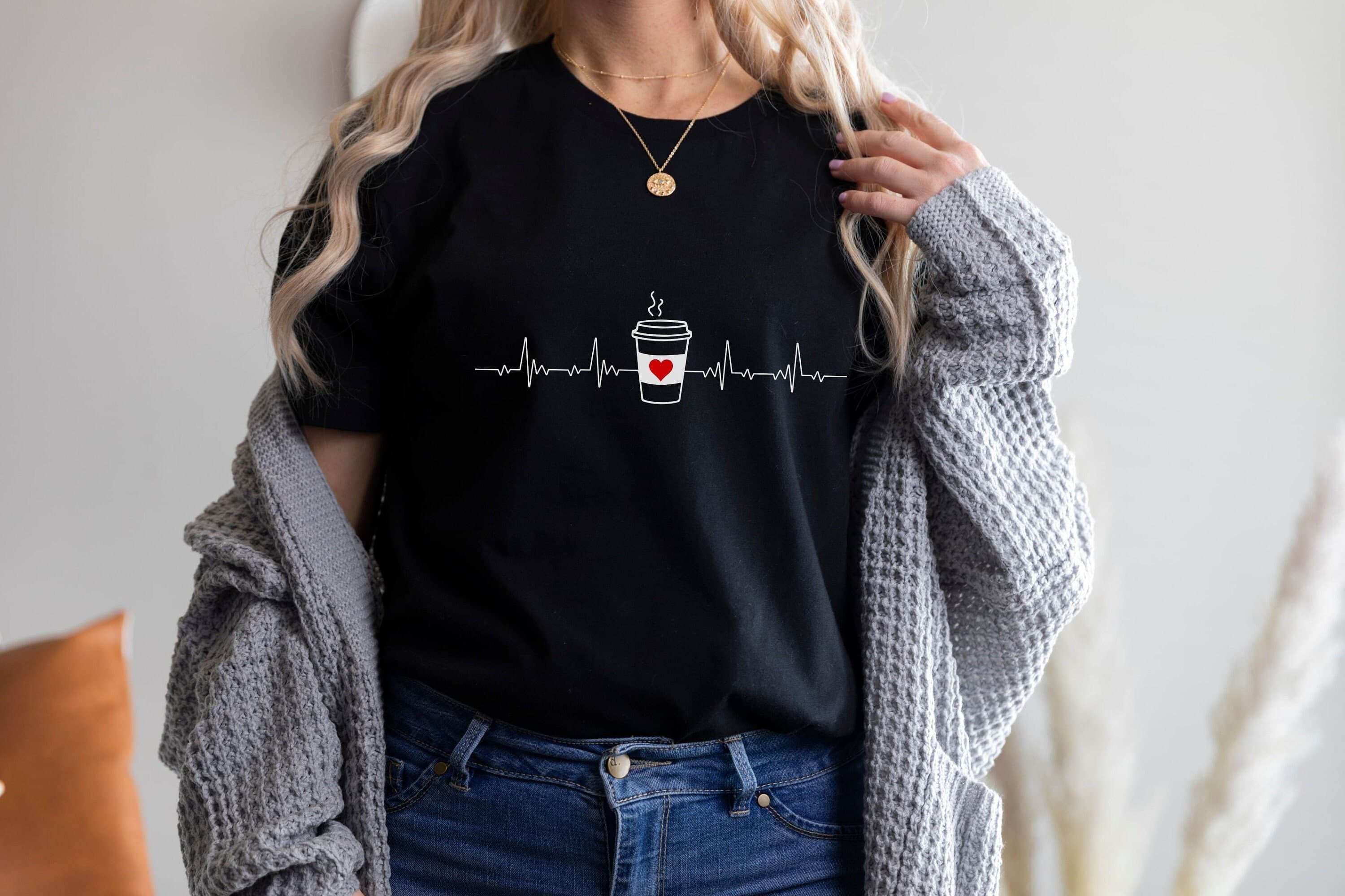 Coffee Lifeline T-Shirt: Funny Caffeine Addict Tee