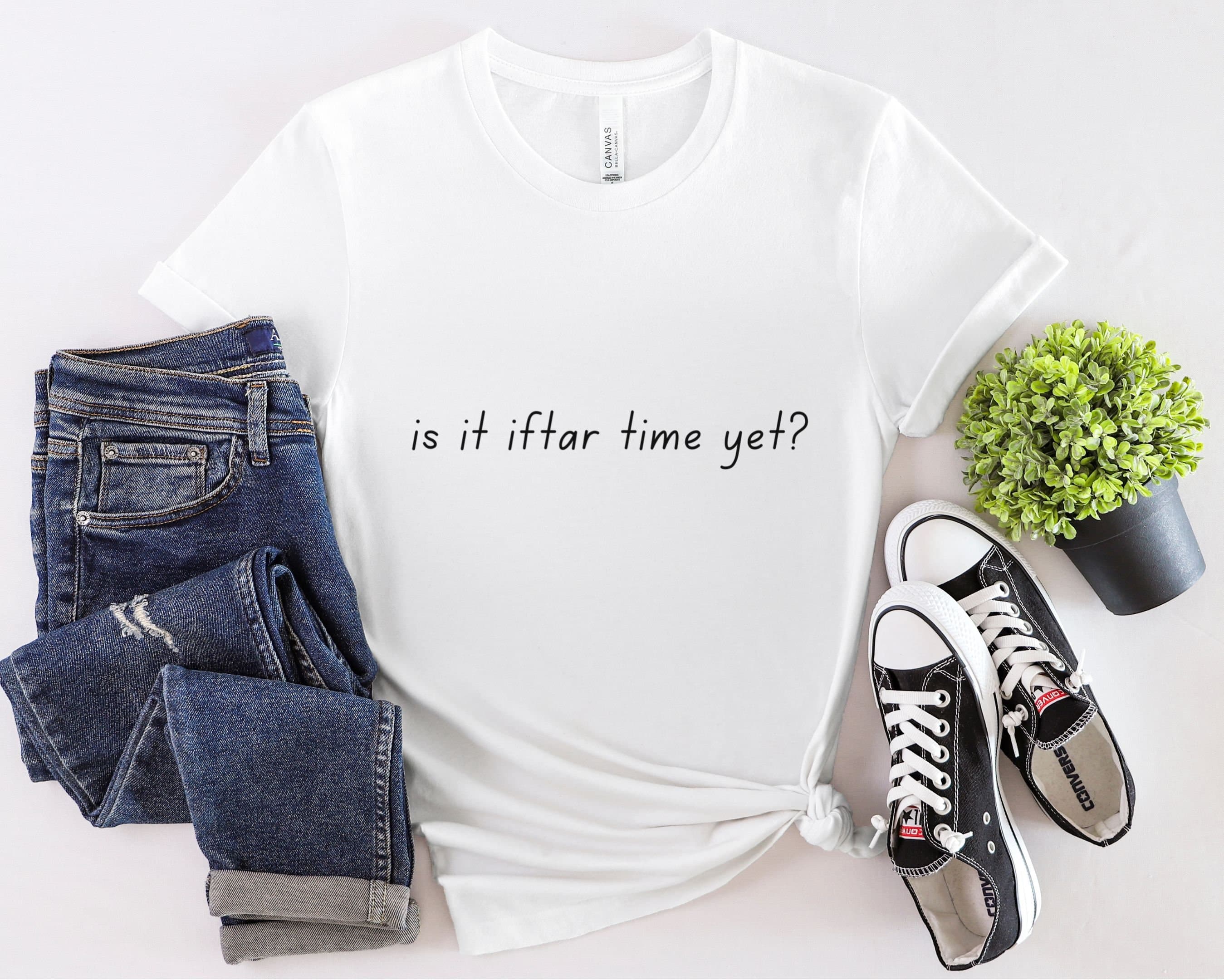Is it iftar time yet, ramadan, iftar, ramadan shirt, funny ramadan tshirt, ramadan mubarak, ramadan gift, ramadan kareem, simple ramadan