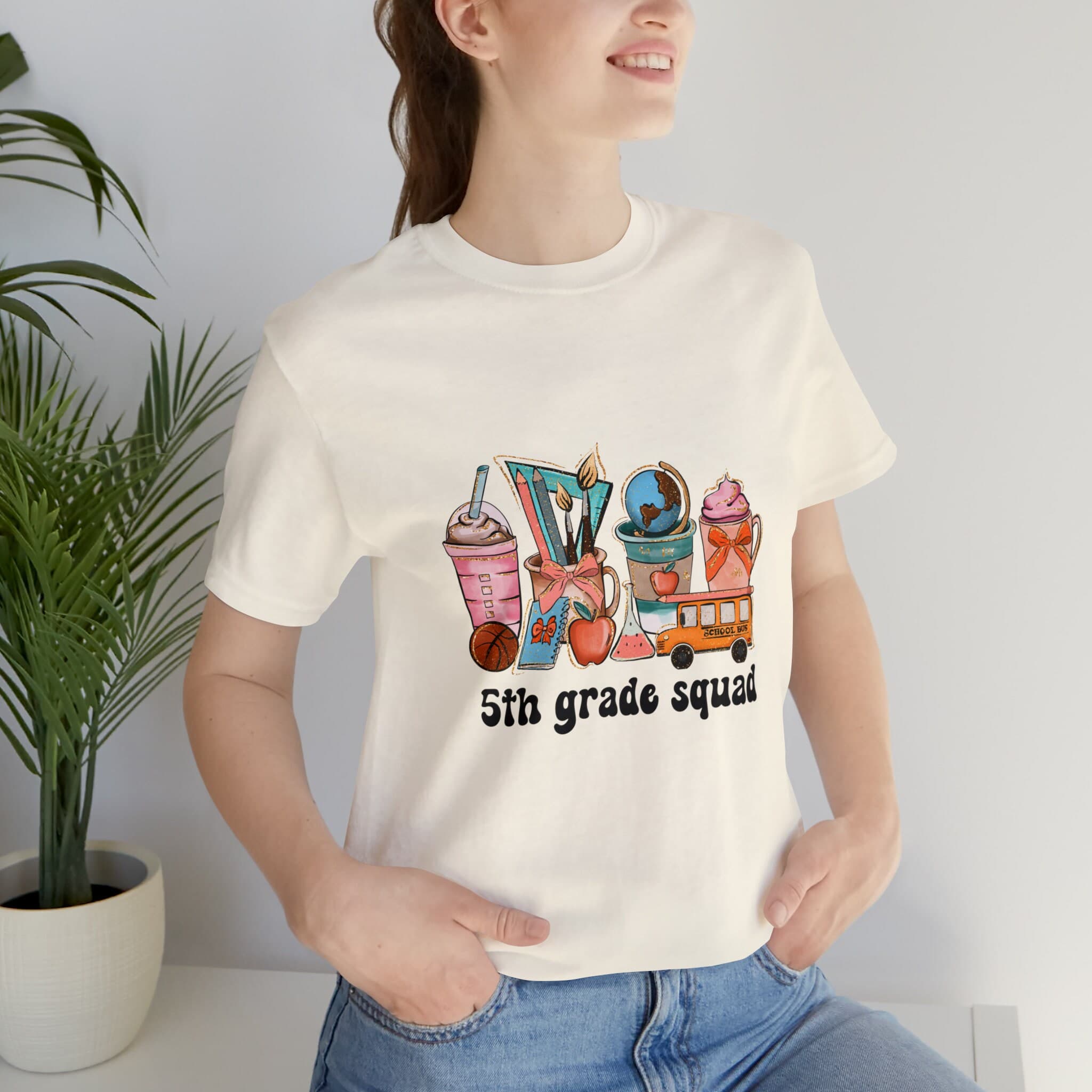 5th Grade Teacher Team Shirt: Retro Back To School Tee - image 4