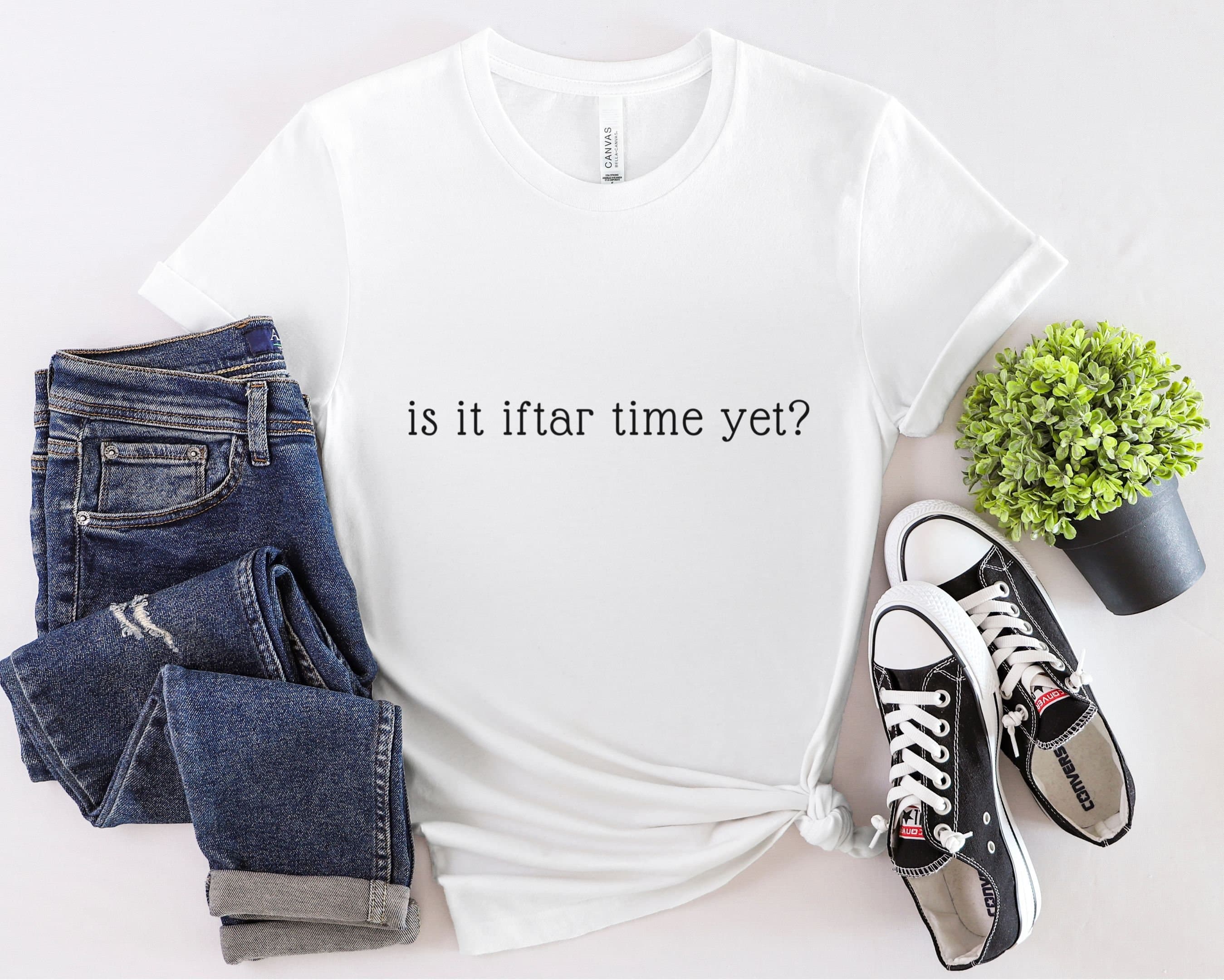 Funny Iftar Time Ramadan T-Shirt, Ramadan Mubarak Gift