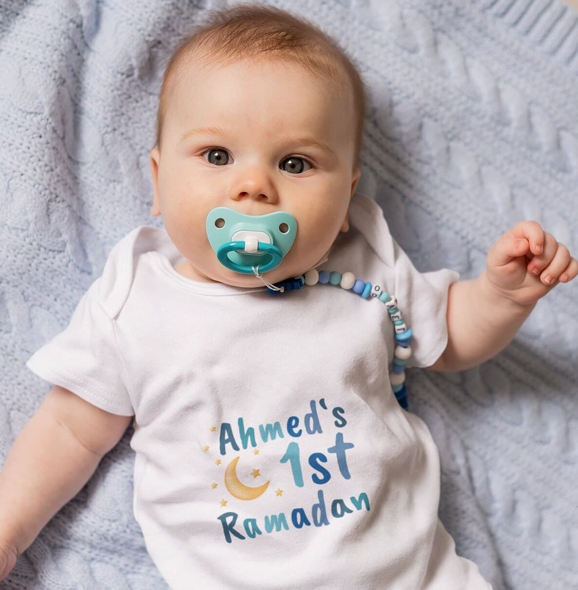 Personalized First Ramadan Baby Bodysuit: Custom Name, Eid Gift - image 2