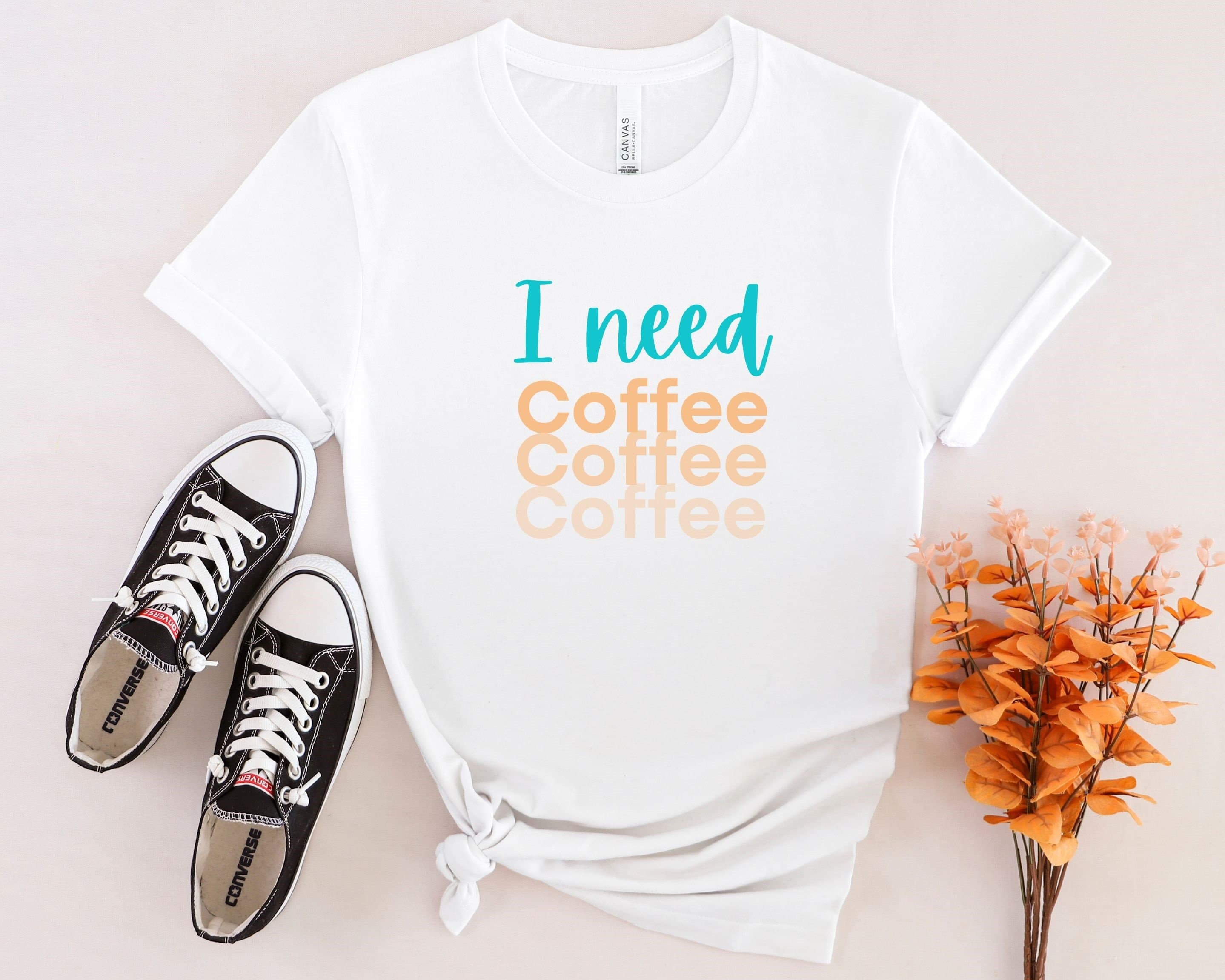I need coffee shirt coffee lover tshirt coffee lover gift caffeine addict tee coffee for mom t shirt coffee lifeline mom tee teacher gift - image 3
