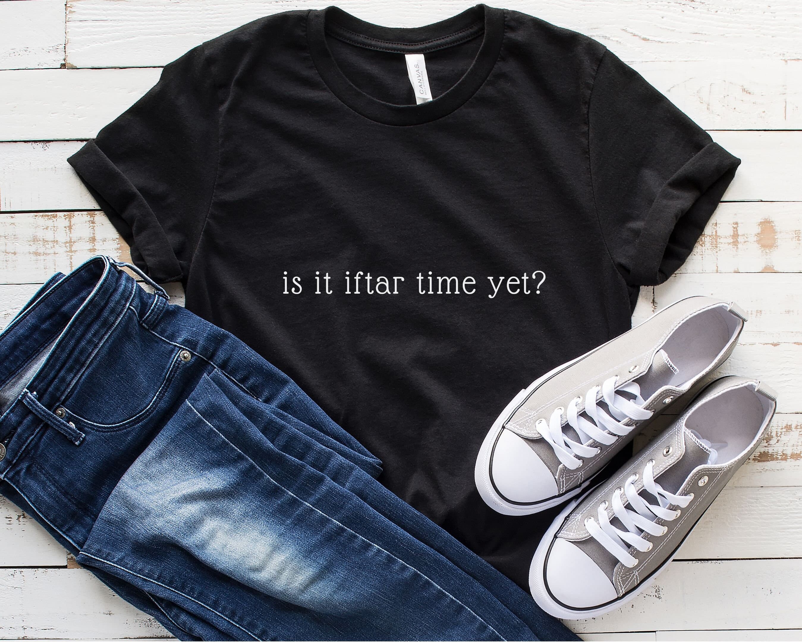 Is it iftar time yet, ramadan, iftar, ramadan shirt, funny ramadan tshirt, ramadan mubarak, ramadan gift, ramadan kareem, simple ramadan