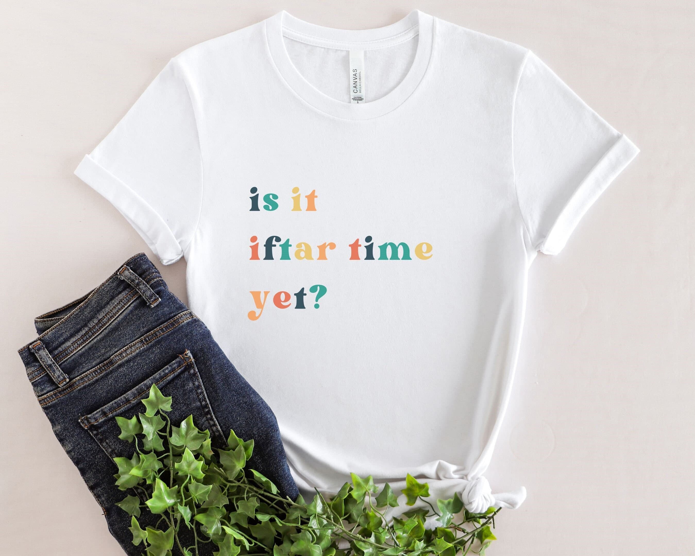 Funny Iftar Time Retro Ramadan T-shirt