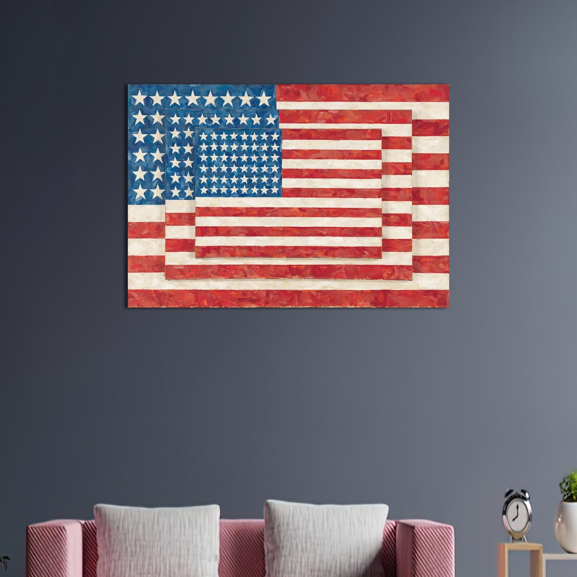 American Flag Canvas Art: Modern Wall Decor - image 3
