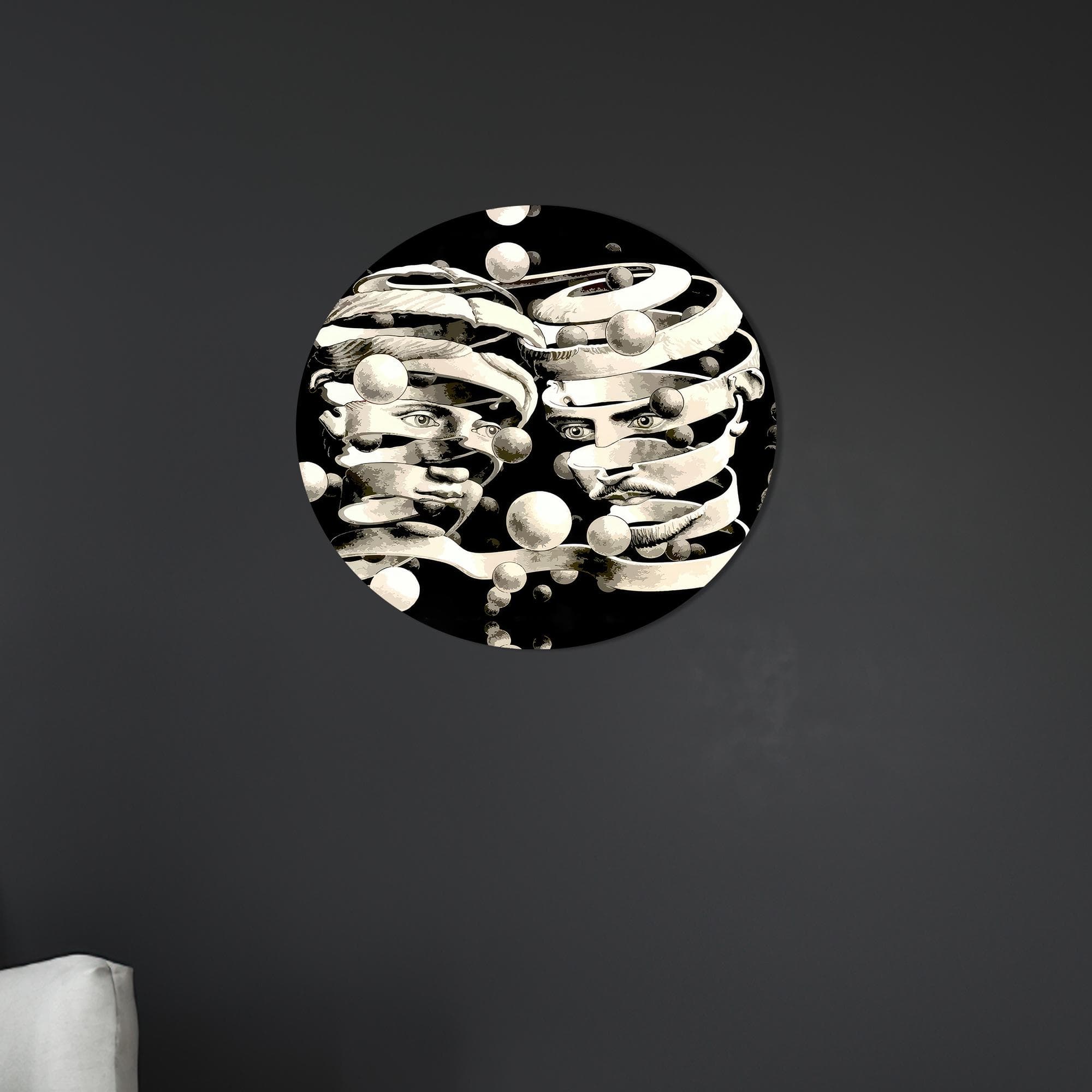 Escher Bond of Union Canvas Print: Surreal Modern Art Decor - image 5